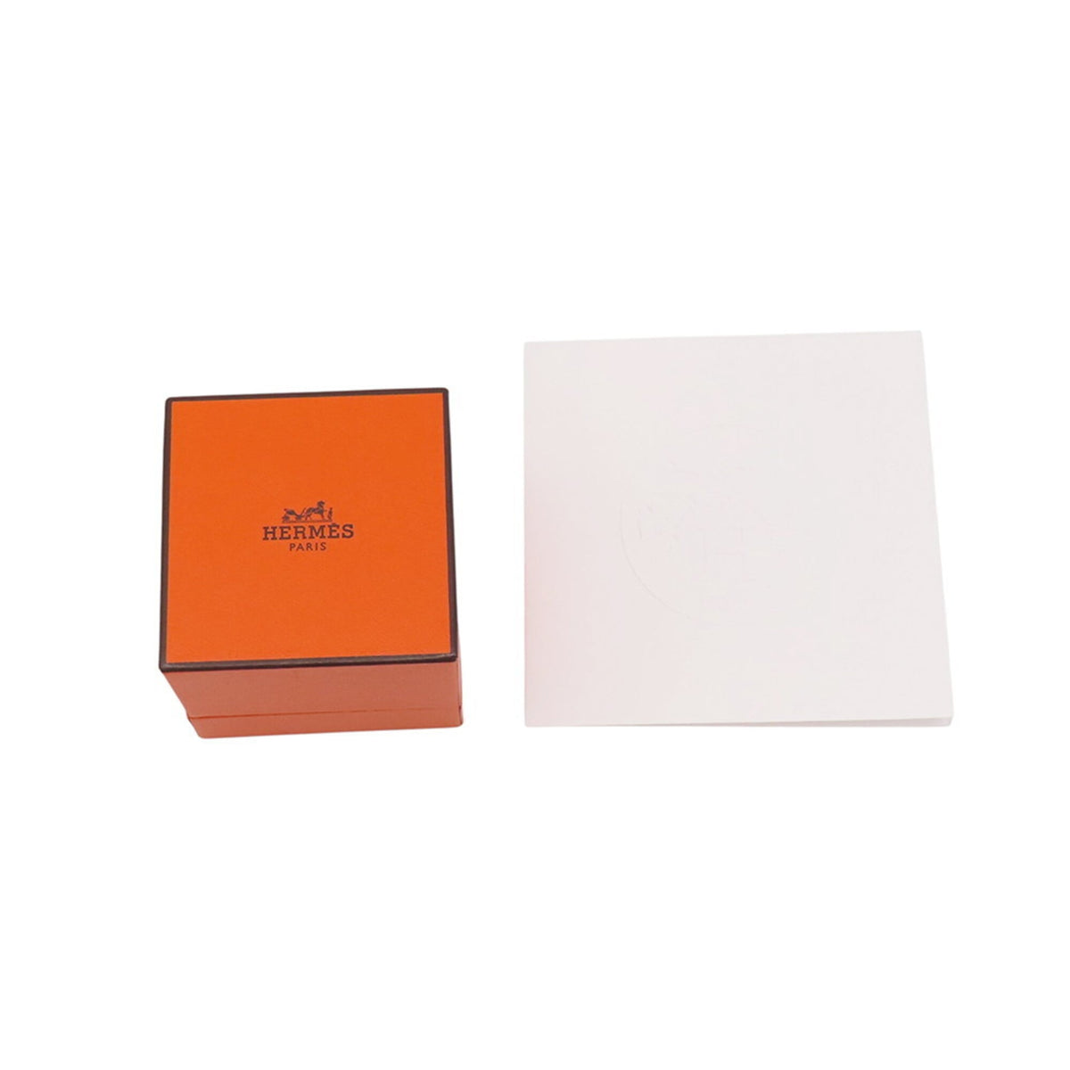 Hermes Silver 925 Band Ring (Pre-Owned)