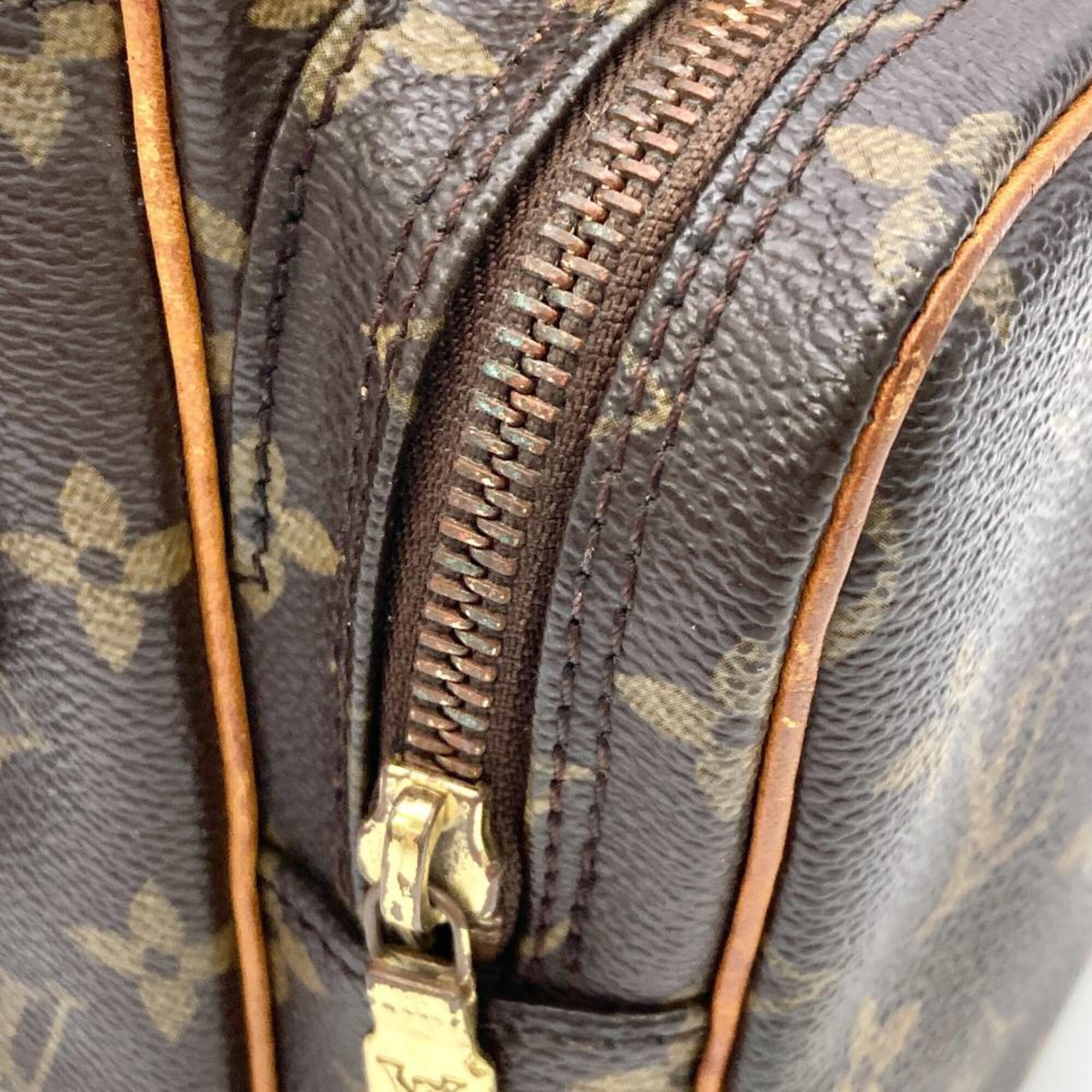 Louis Vuitton Brown Monogram Canvas Shoulder Bag (Pre-Owned)
