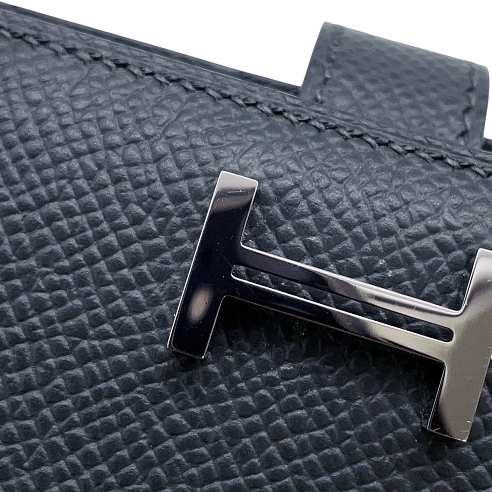 Hermes Gray Epsom Leather Long Wallet (Bi-Fold) (Pre-Owned)