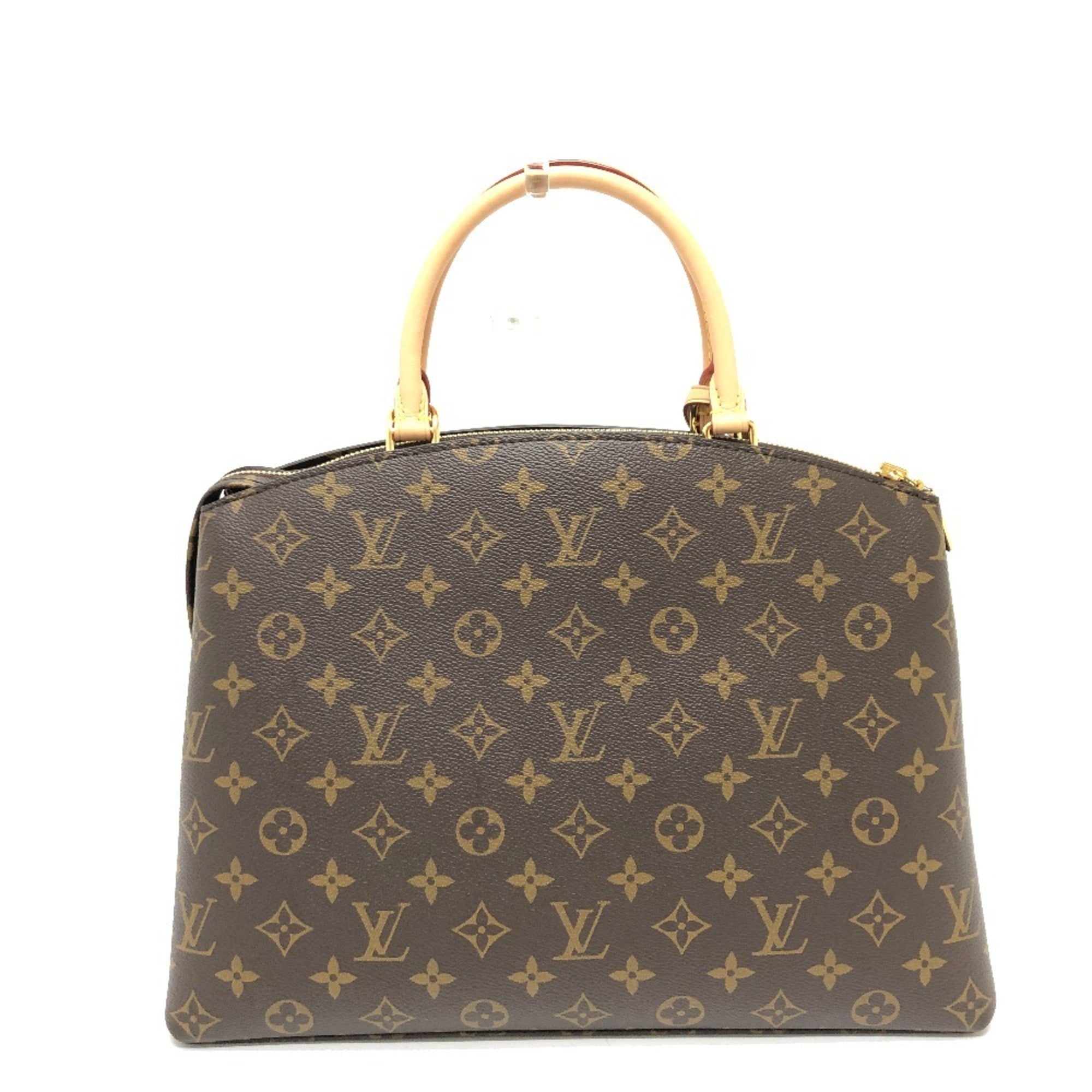 Louis Vuitton Monogram Brown Galle Monogram Red Color Monogram Handbag (Pre-Owned)
