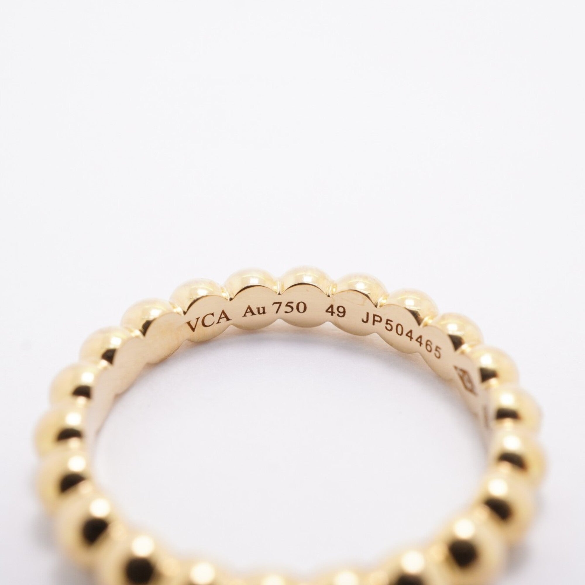 Van Cleef & Arpels Yellow Gold (18K) Band Ring (Pre-Owned)