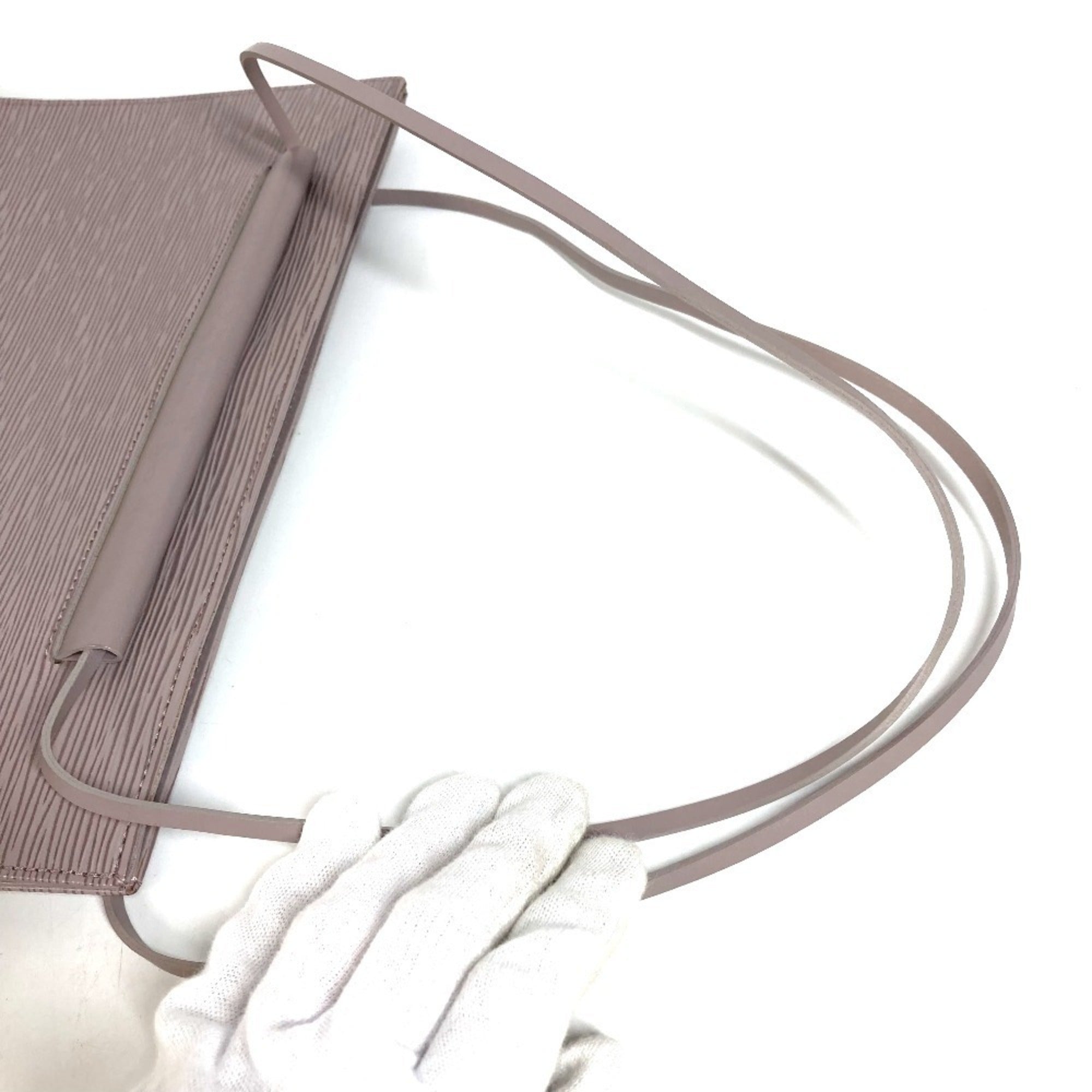 Louis Vuitton Purple Epi Leather Handbag Shoulder Bag Tote Bag (Pre-Owned)