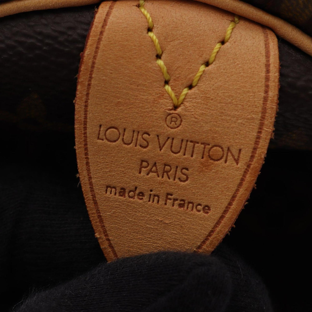 Louis Vuitton Brown Coated Canvas Monogram Leather Boston Bag Handbag (Pre-Owned)