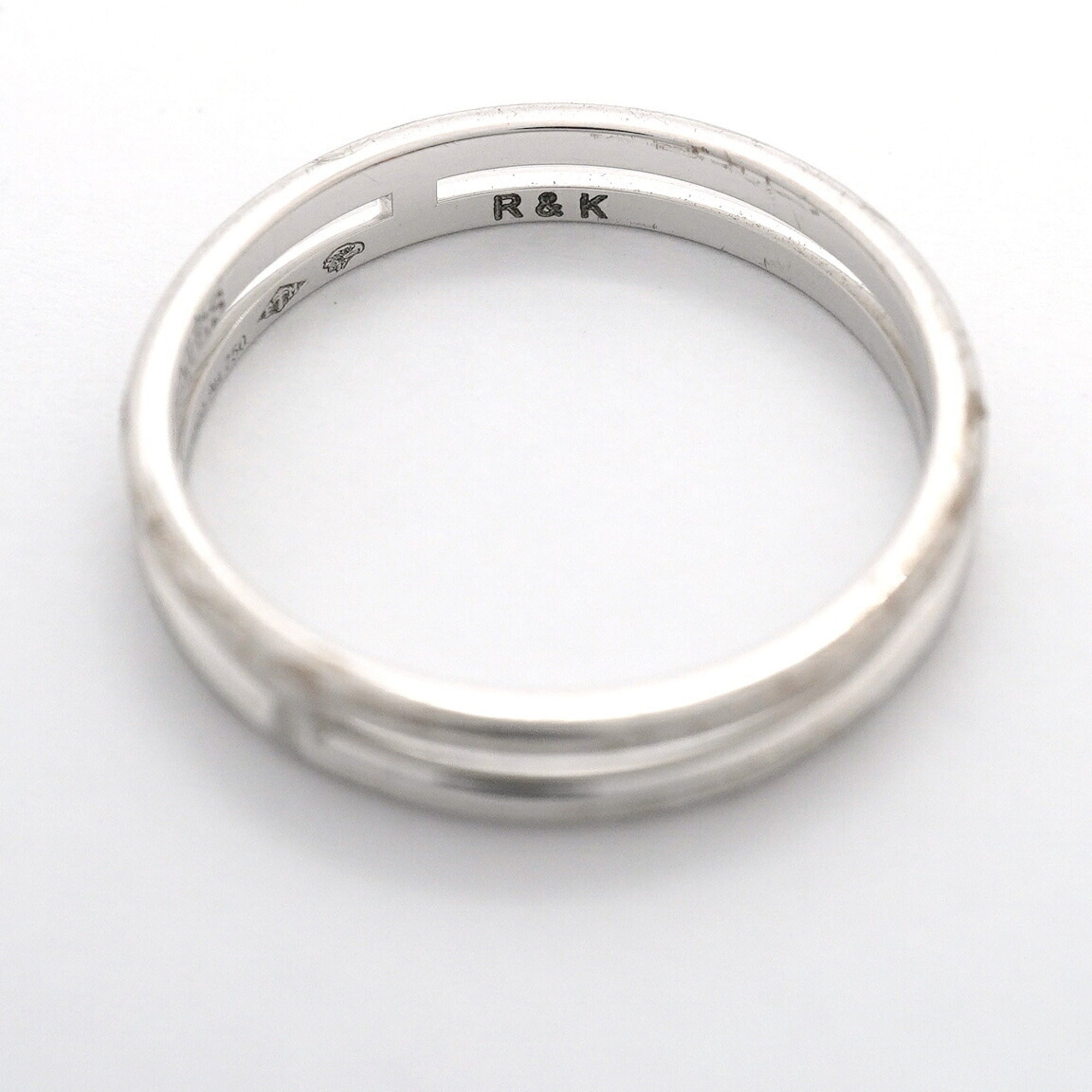 Hermes White Gold (18K) Band Ring (Pre-Owned)