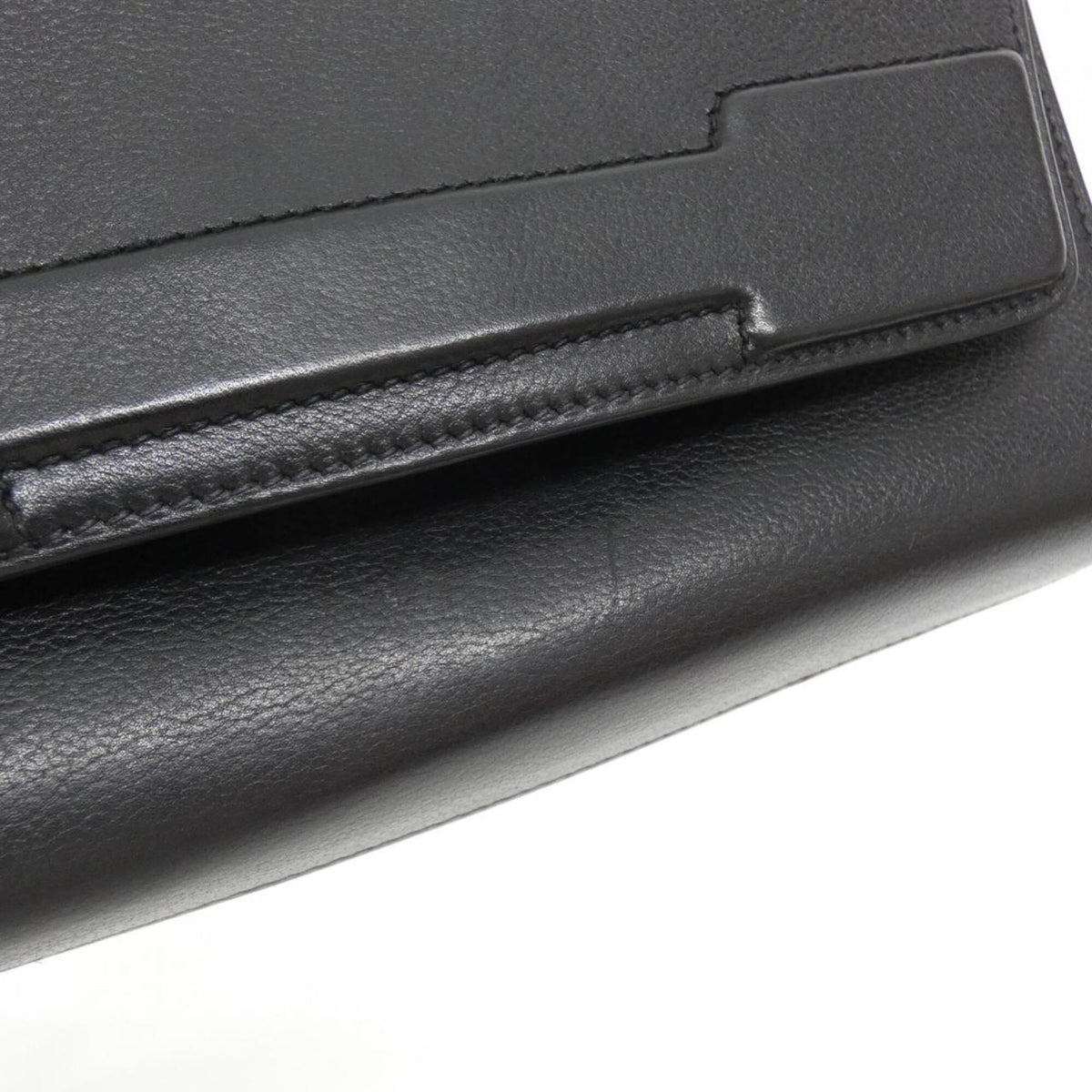 Hermes Black Evergrain Leather Handbag (Pre-Owned)