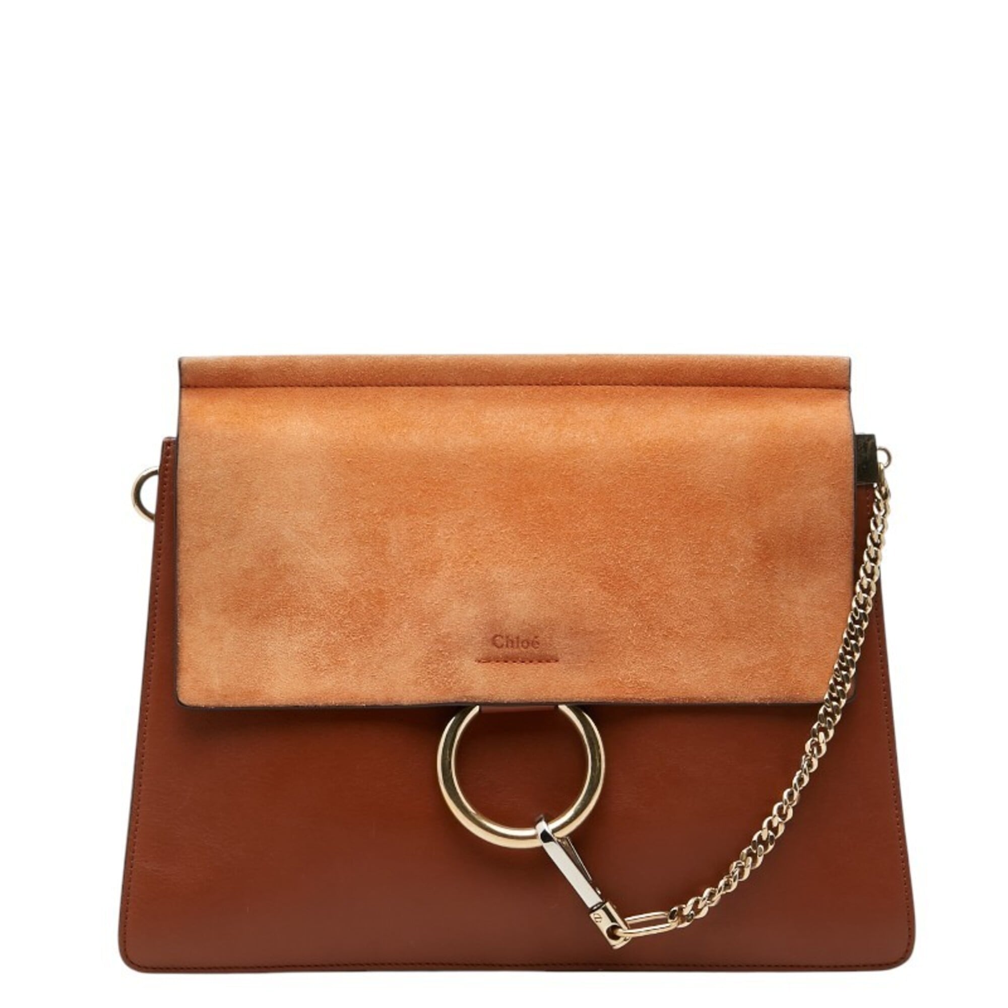 Chloé Brown Leather Clutch Bag (Pre-Owned)