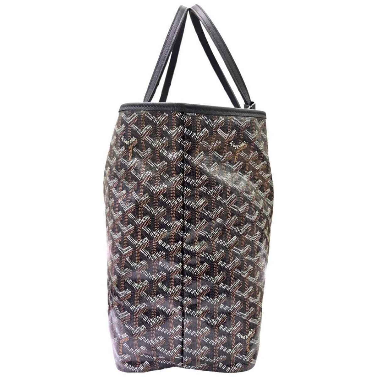 Goyard Black Brown Coated Canvas Pouch Shoulder Bag Tote Bag (Pre-Owned)