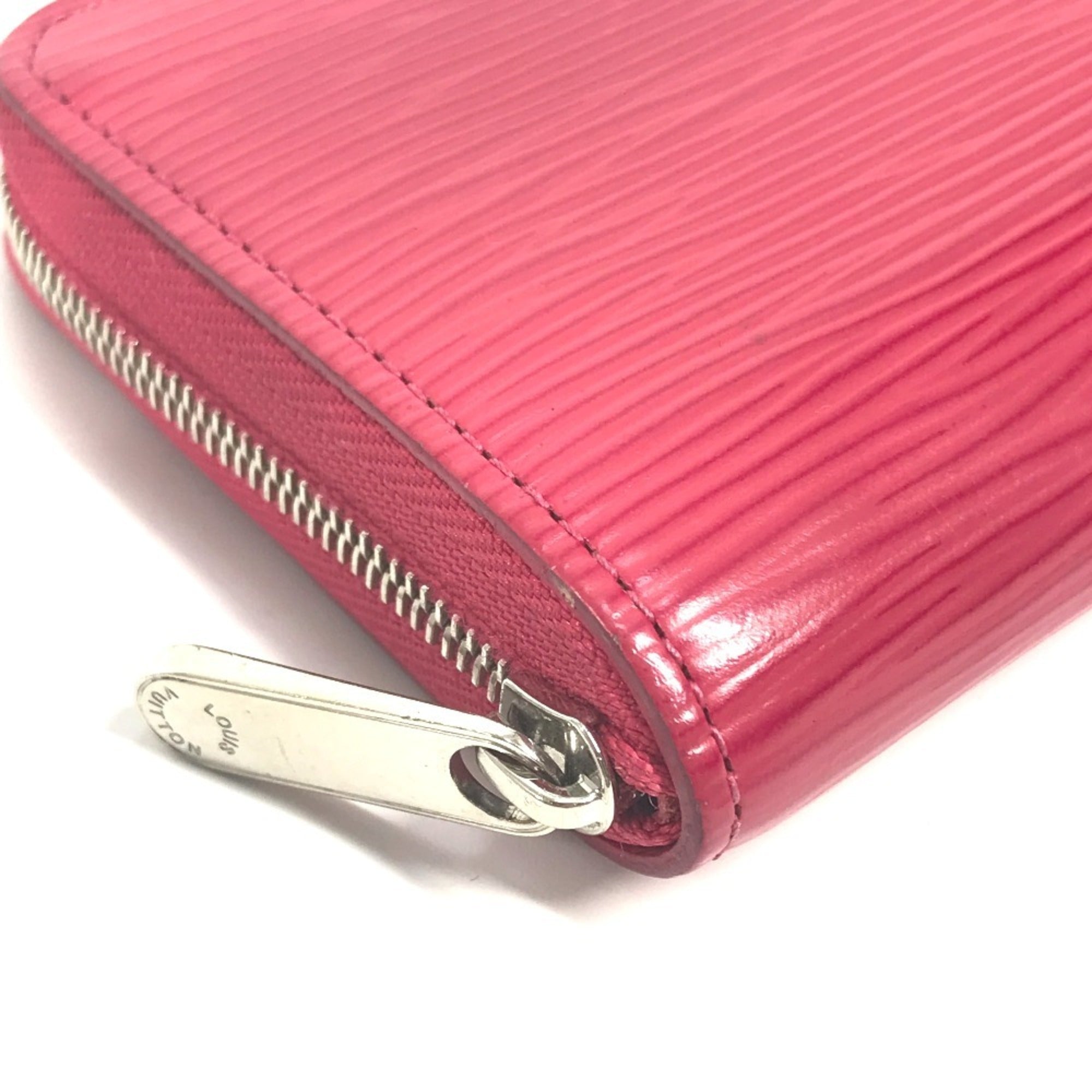 Louis Vuitton Fuchsia Pink Pink Epi Leather Coin Purse/Coin Case (Pre-Owned)