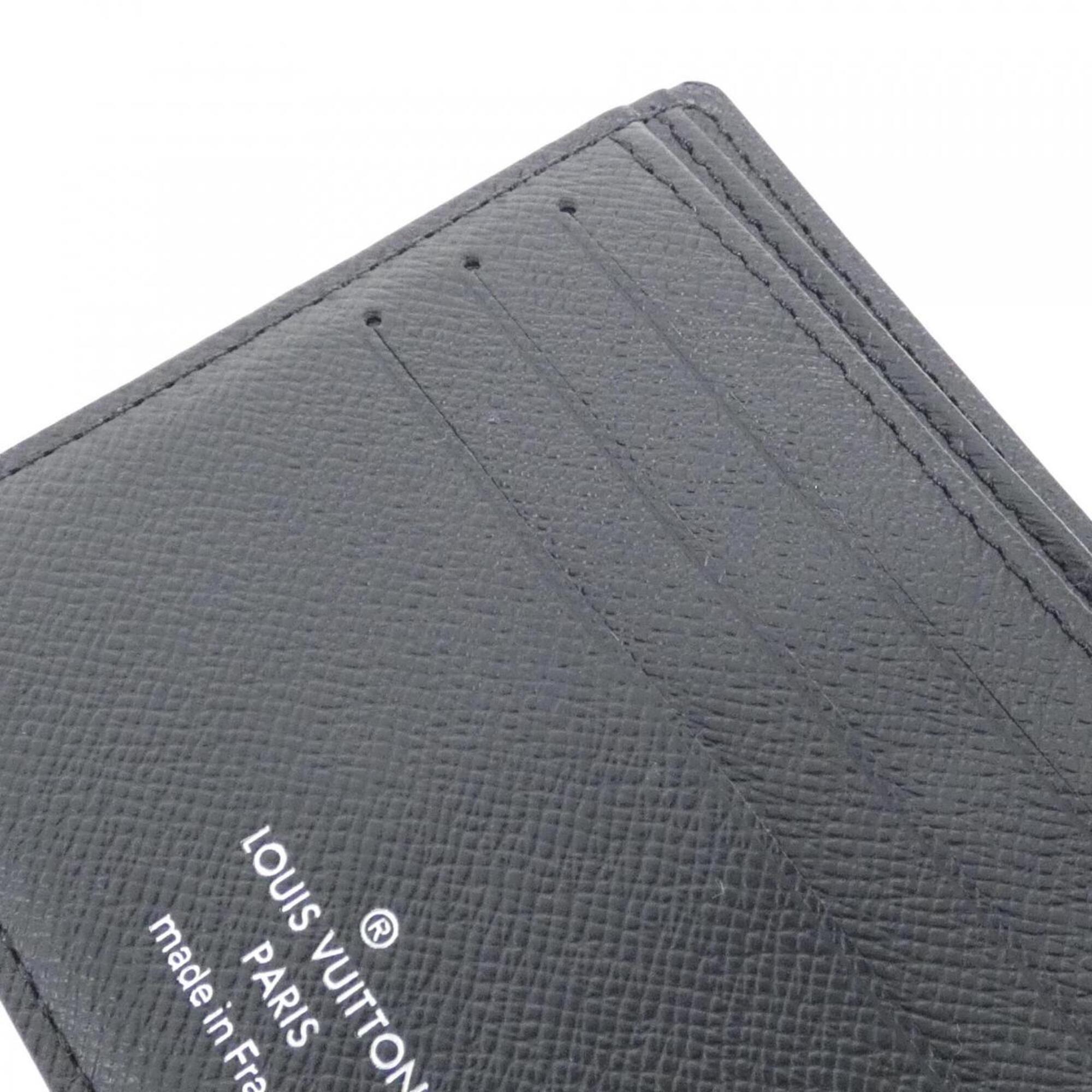 Louis Vuitton Dark Gray Graphite Coated Canvas Bill Wallet (Bi-Fold) (Pre-Owned)