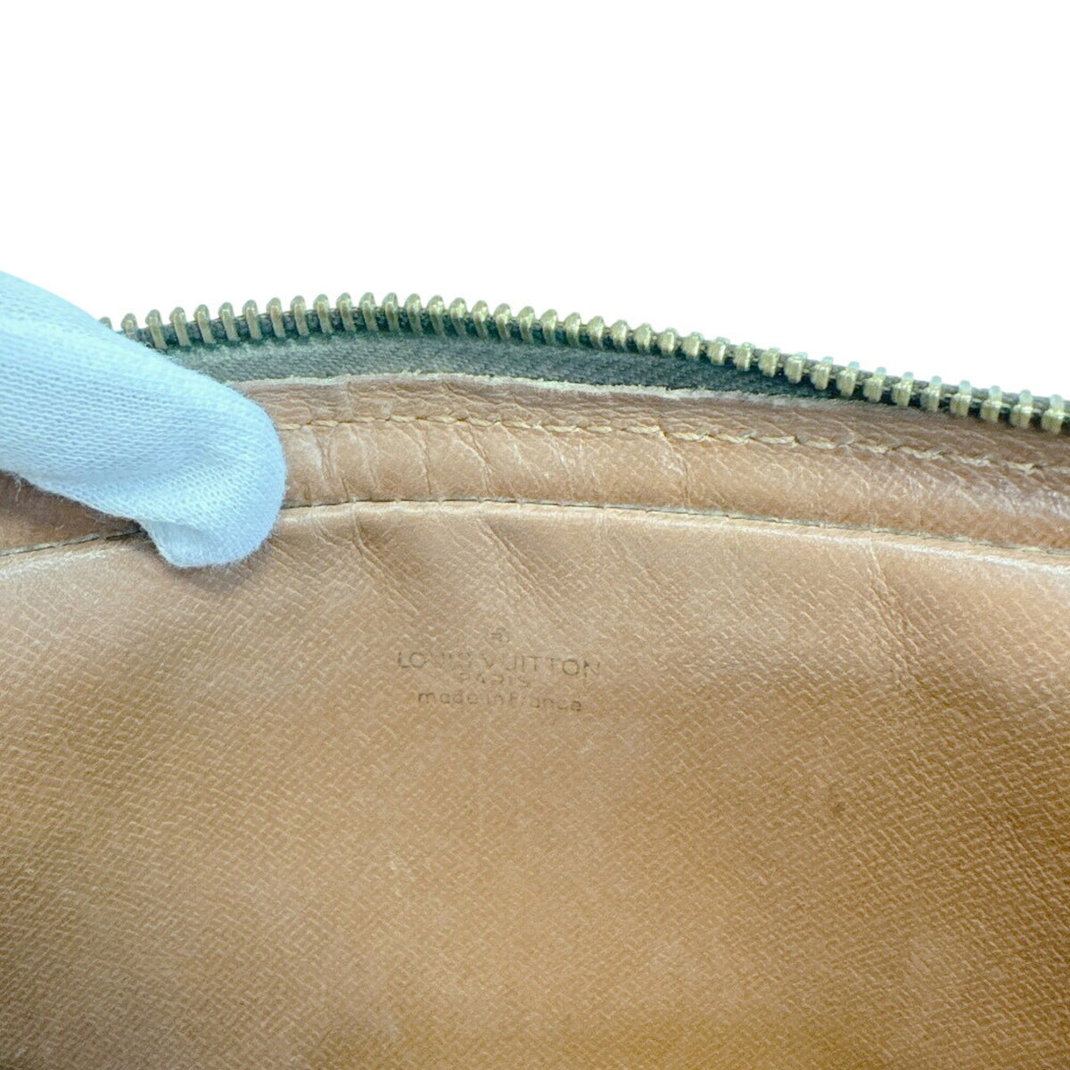 Louis Vuitton Brown Leather Clutch Bag Pouch (Pre-Owned)