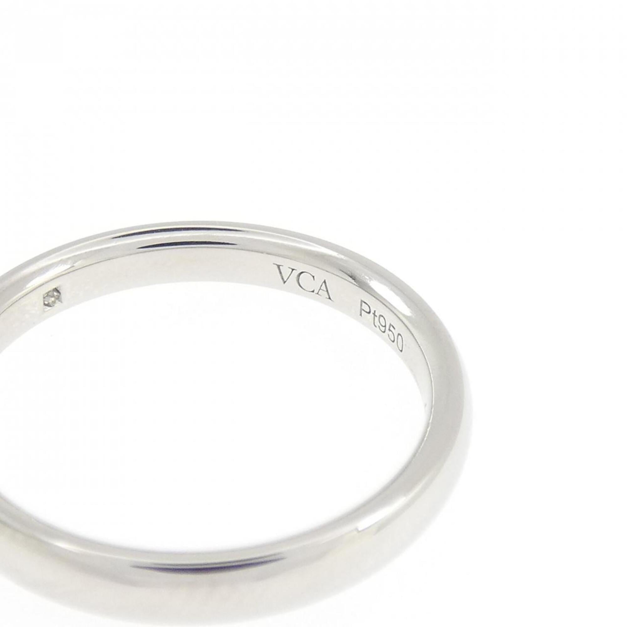 Van Cleef & Arpels Platinum 950 Band Ring (Pre-Owned)