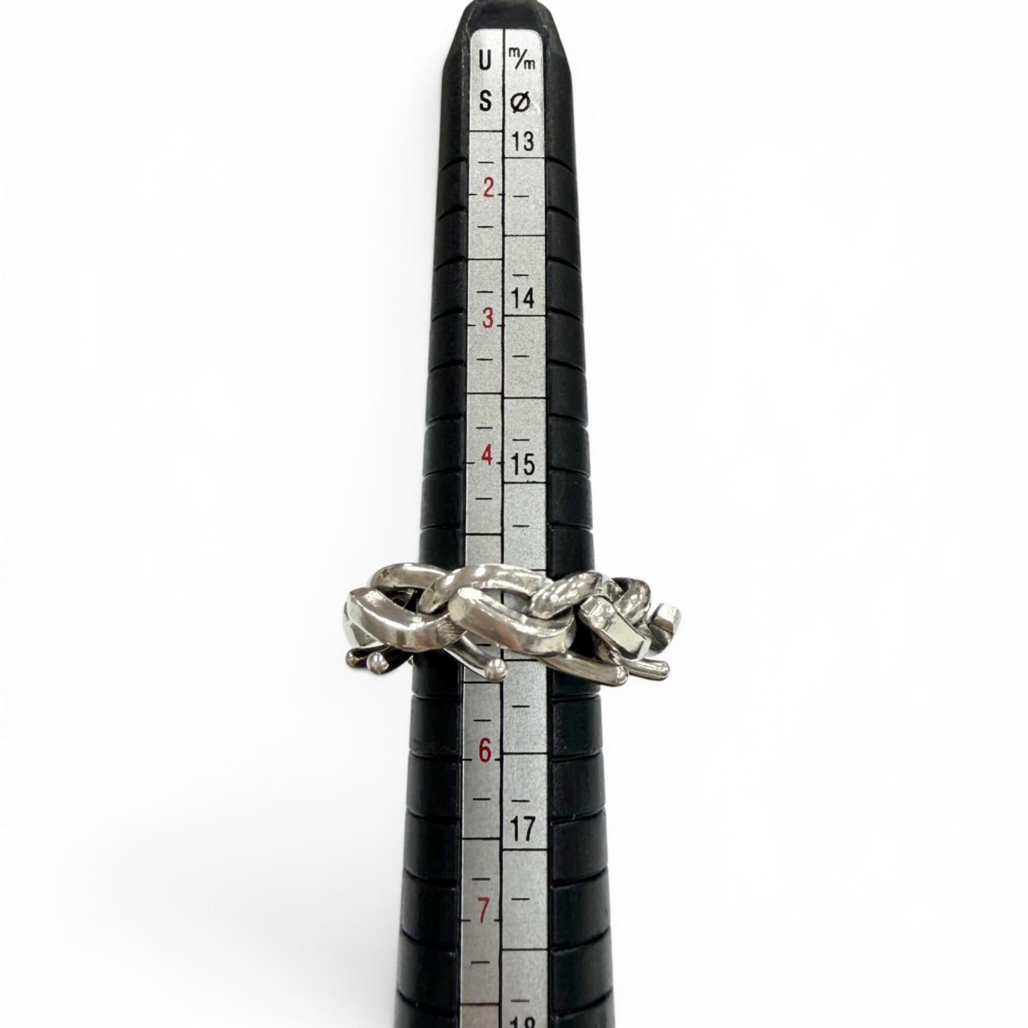 Tiffany Silver Silver 925 Band Ring (Pre-Owned)