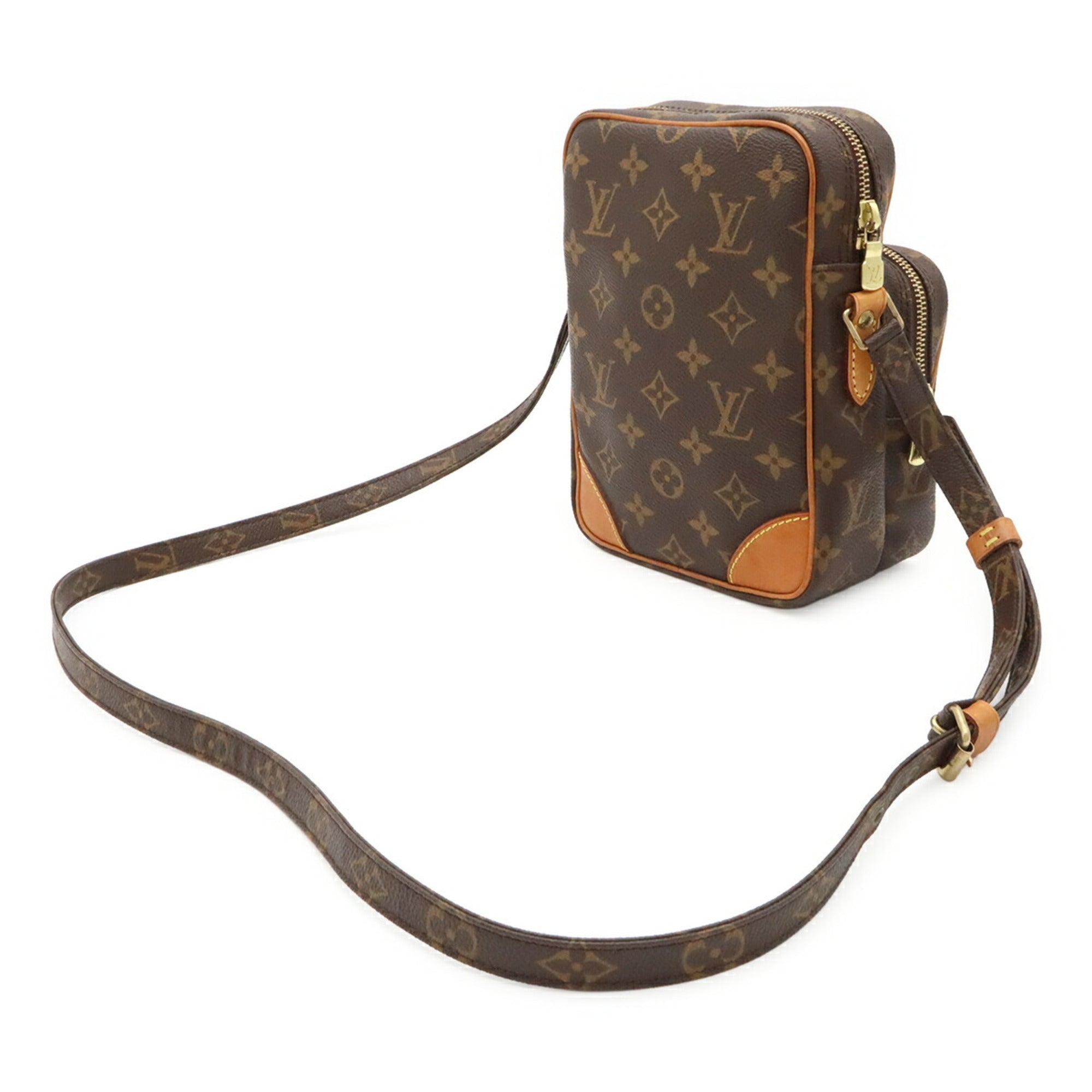 Louis Vuitton Brown Monogram Canvas Pochette Shoulder Bag (Pre-Owned)