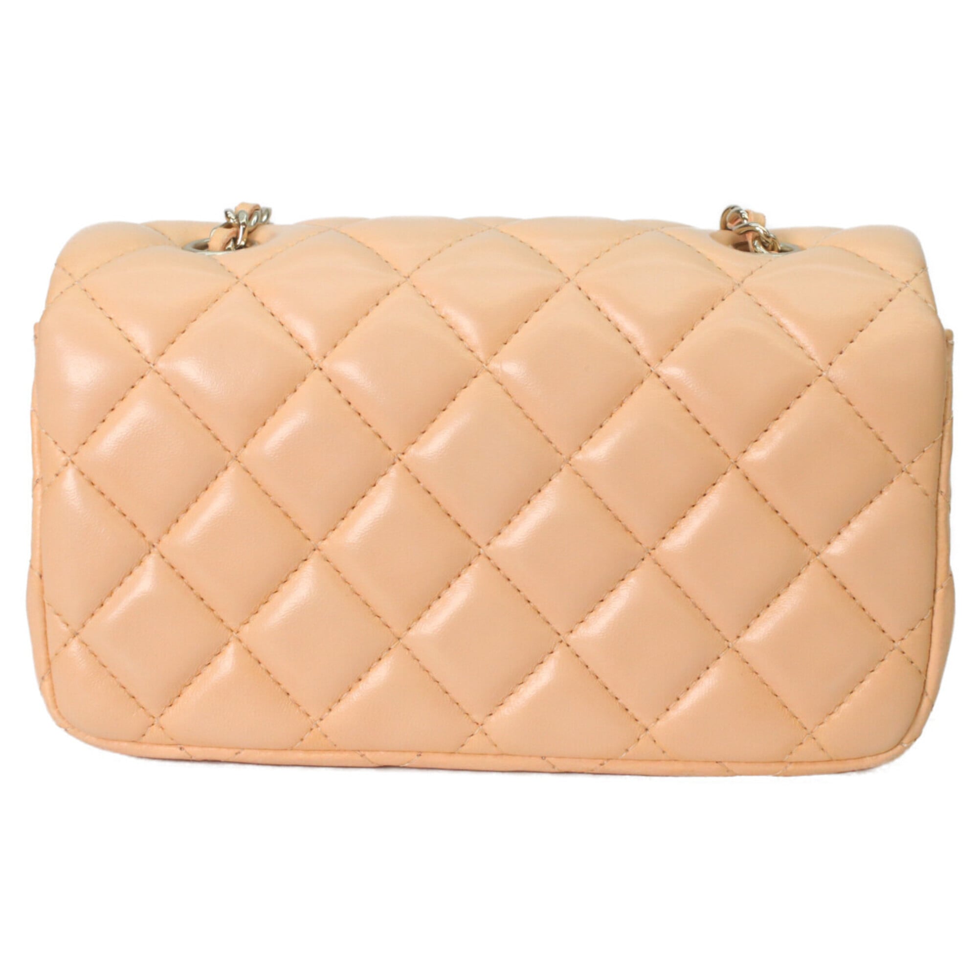 Chanel Beige Leather Shoulder Bag (Pre-Owned)