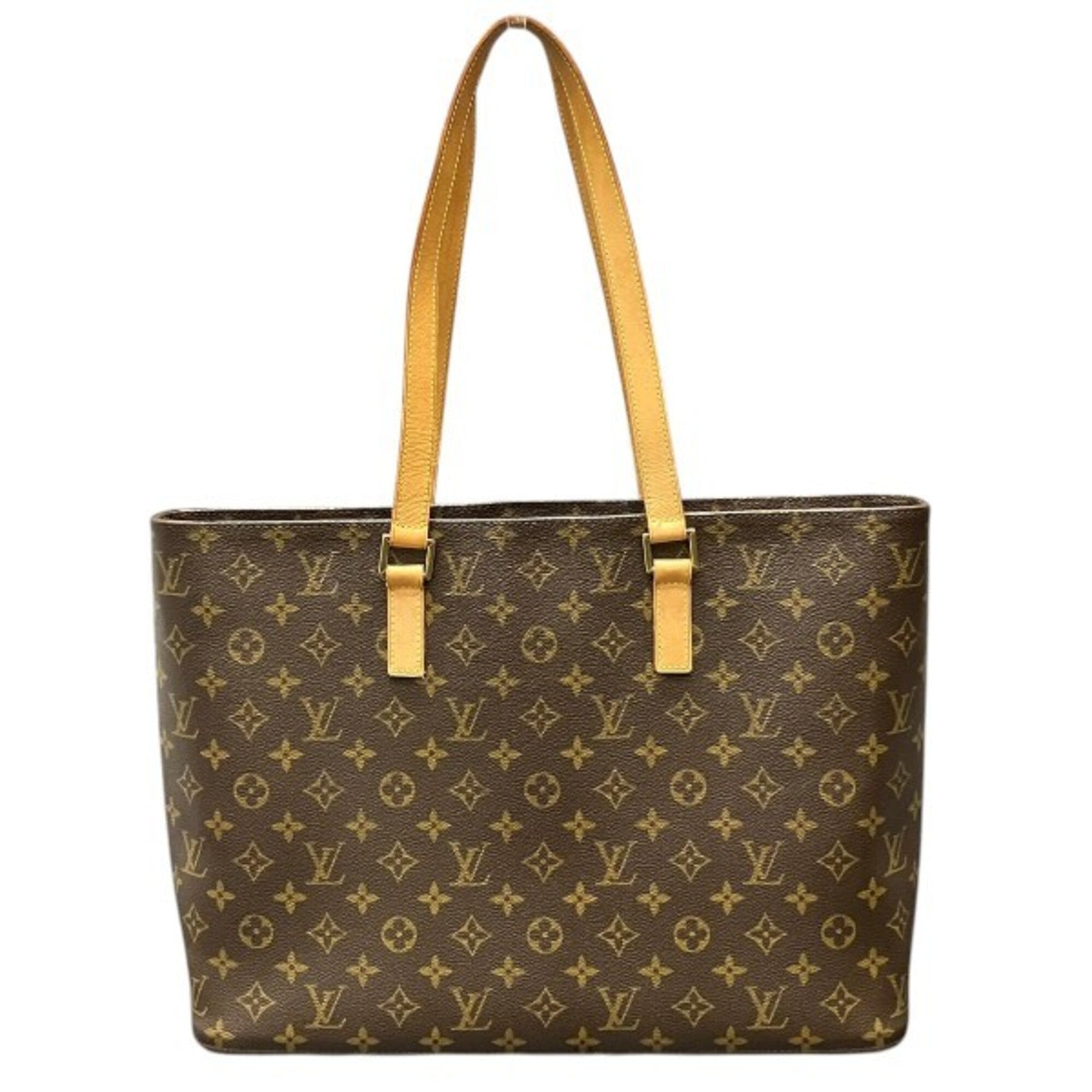 Louis Vuitton Brown Monogram Canvas Pvc Coated Canvas Handbag Tote Bag (Pre-Owned)