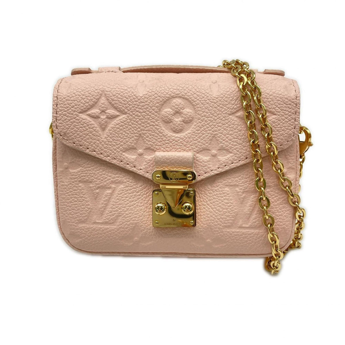 Louis Vuitton Pink Leather Shoulder Bag (Pre-Owned)