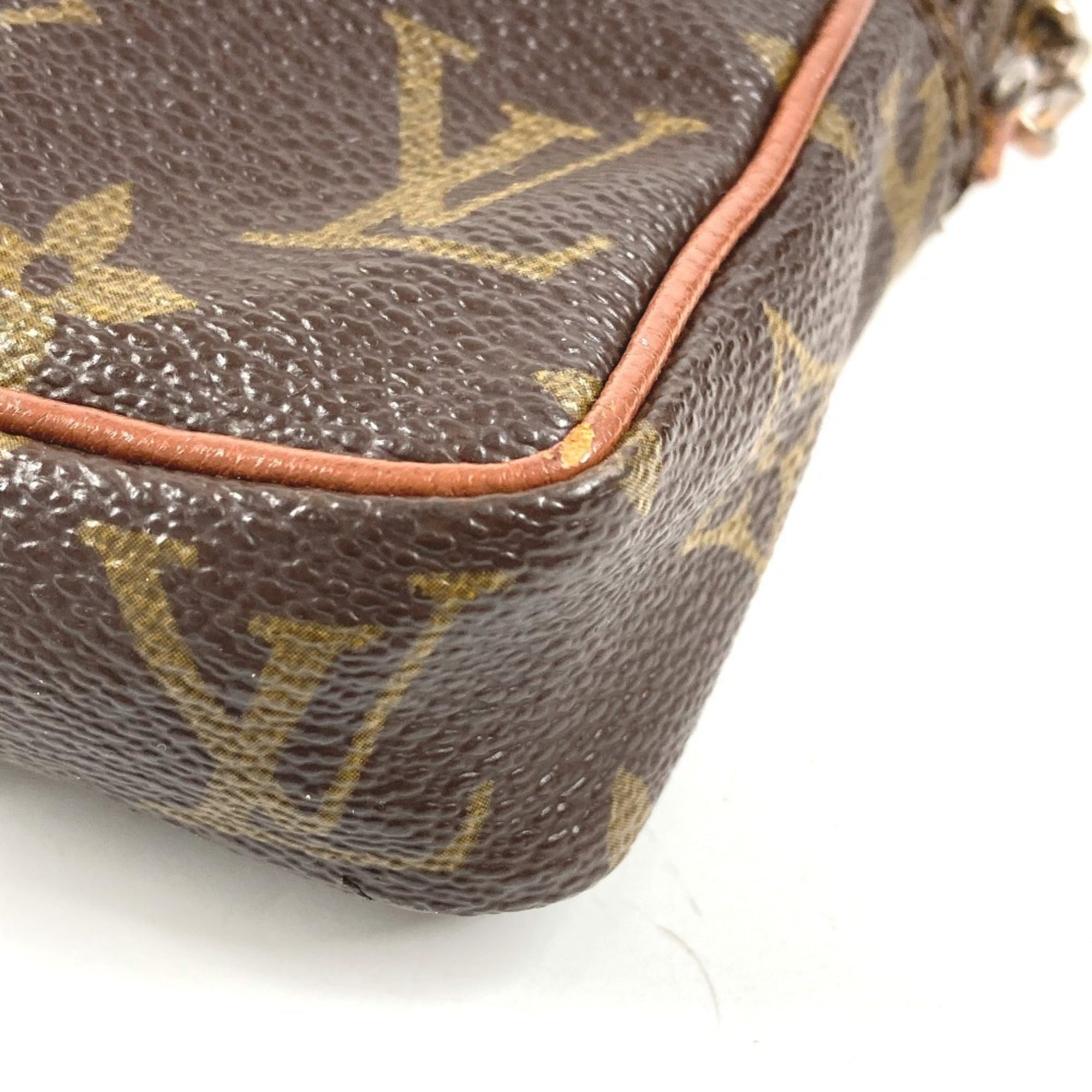 Louis Vuitton Brown Galle Monogram Pochette Shoulder Bag (Pre-Owned)