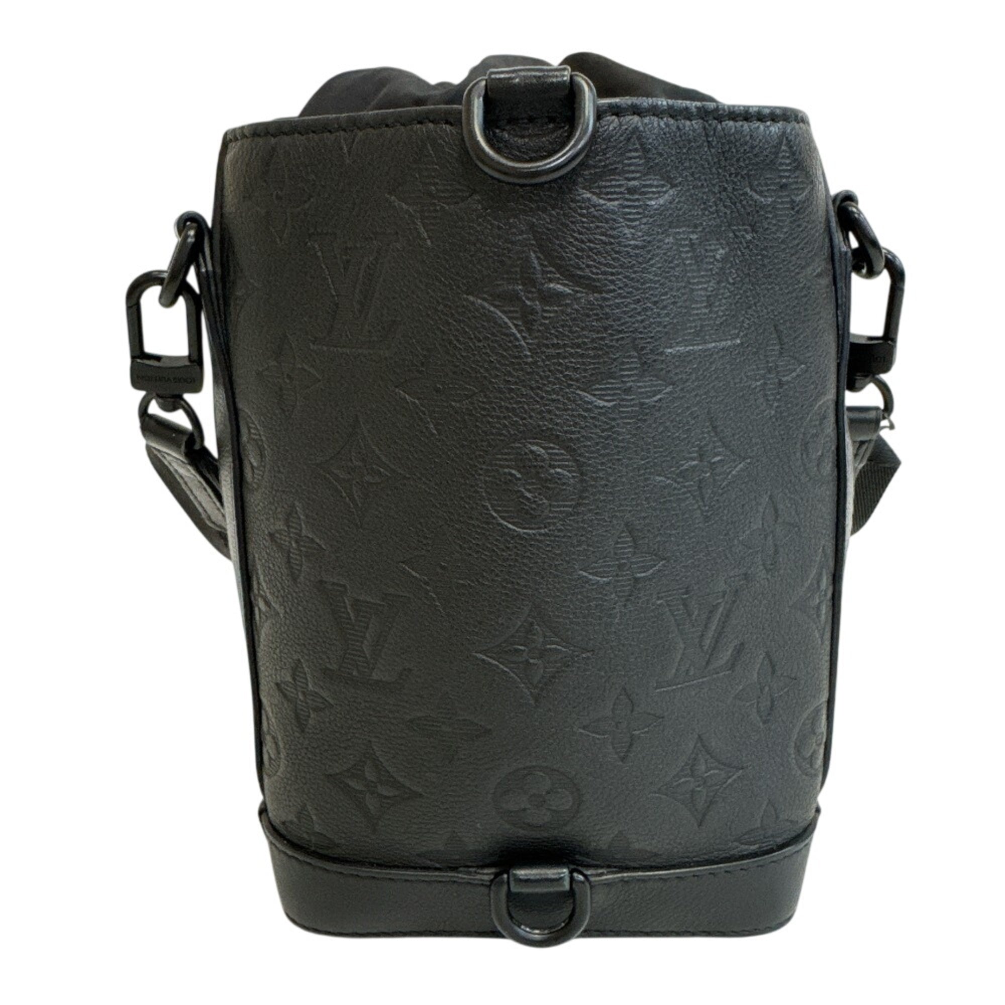 Louis Vuitton Black Leather Pochette Pouch Shoulder Bag (Pre-Owned)