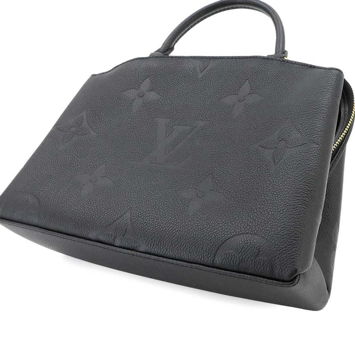 Louis Vuitton Monogram Noir Monogram Empreinte Leather Handbag (Pre-Owned)