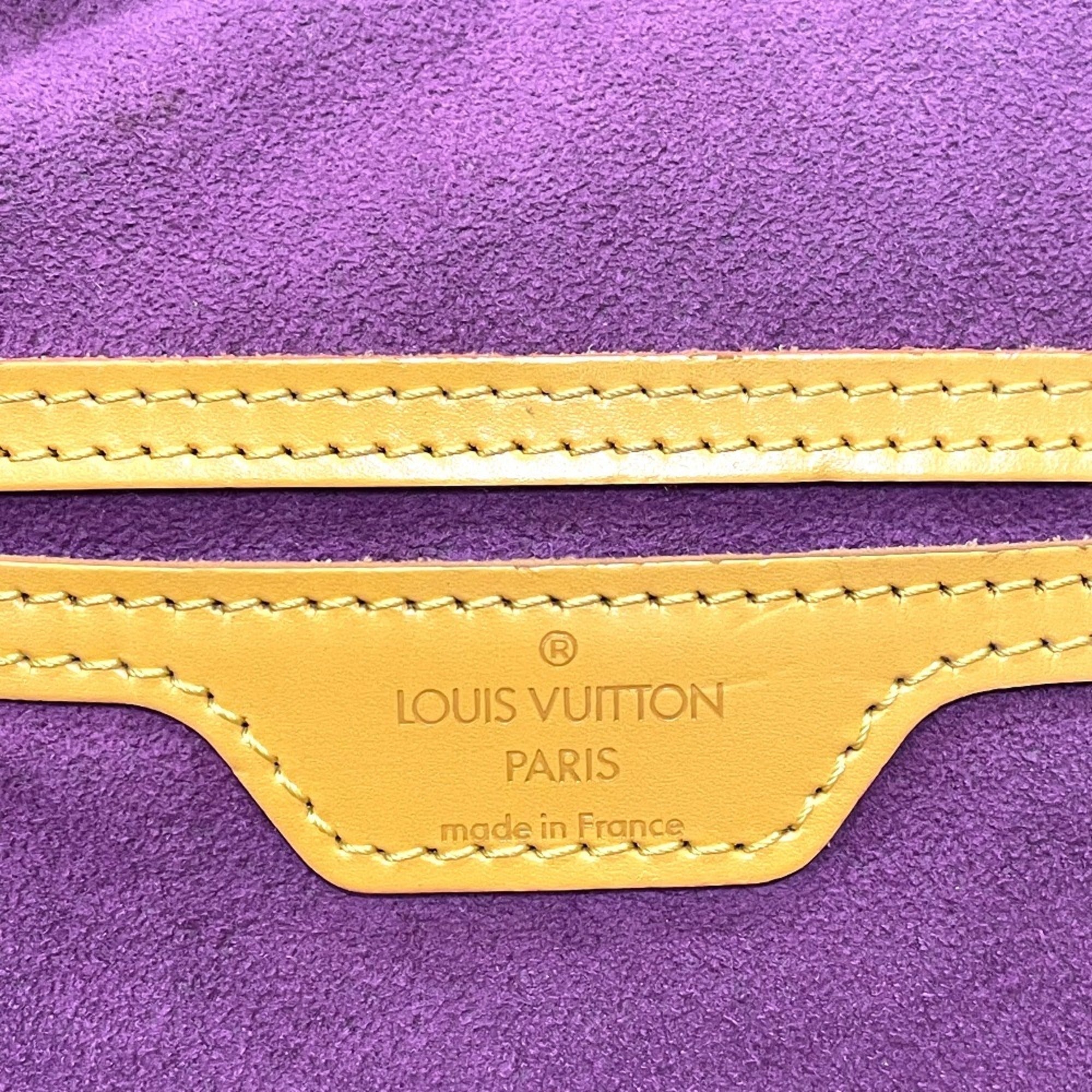 Louis Vuitton Epi Yellow Epi Leather Backpack (Pre-Owned)