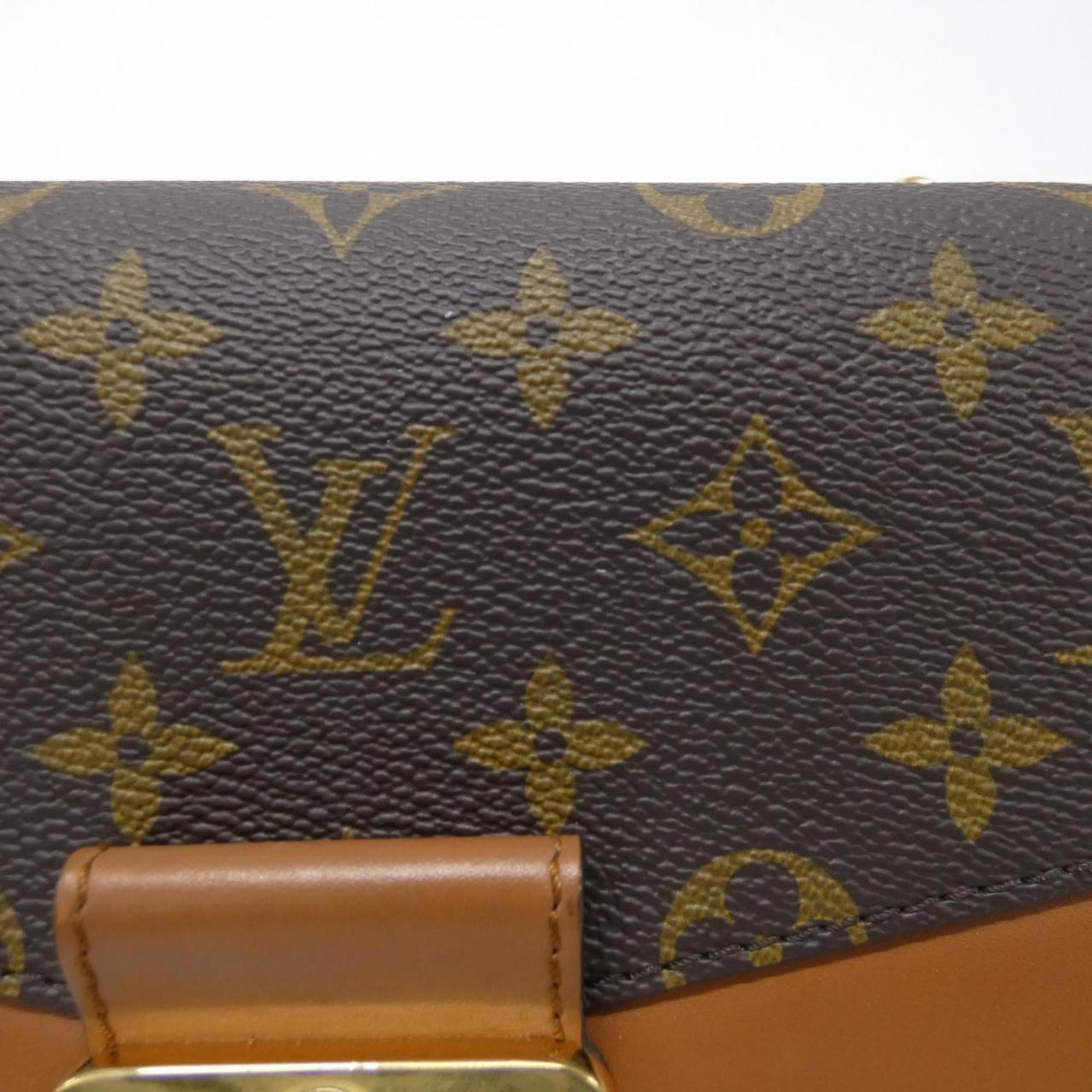 Louis Vuitton Caramel Marron Coated Canvas Shoulder Bag (Pre-Owned)