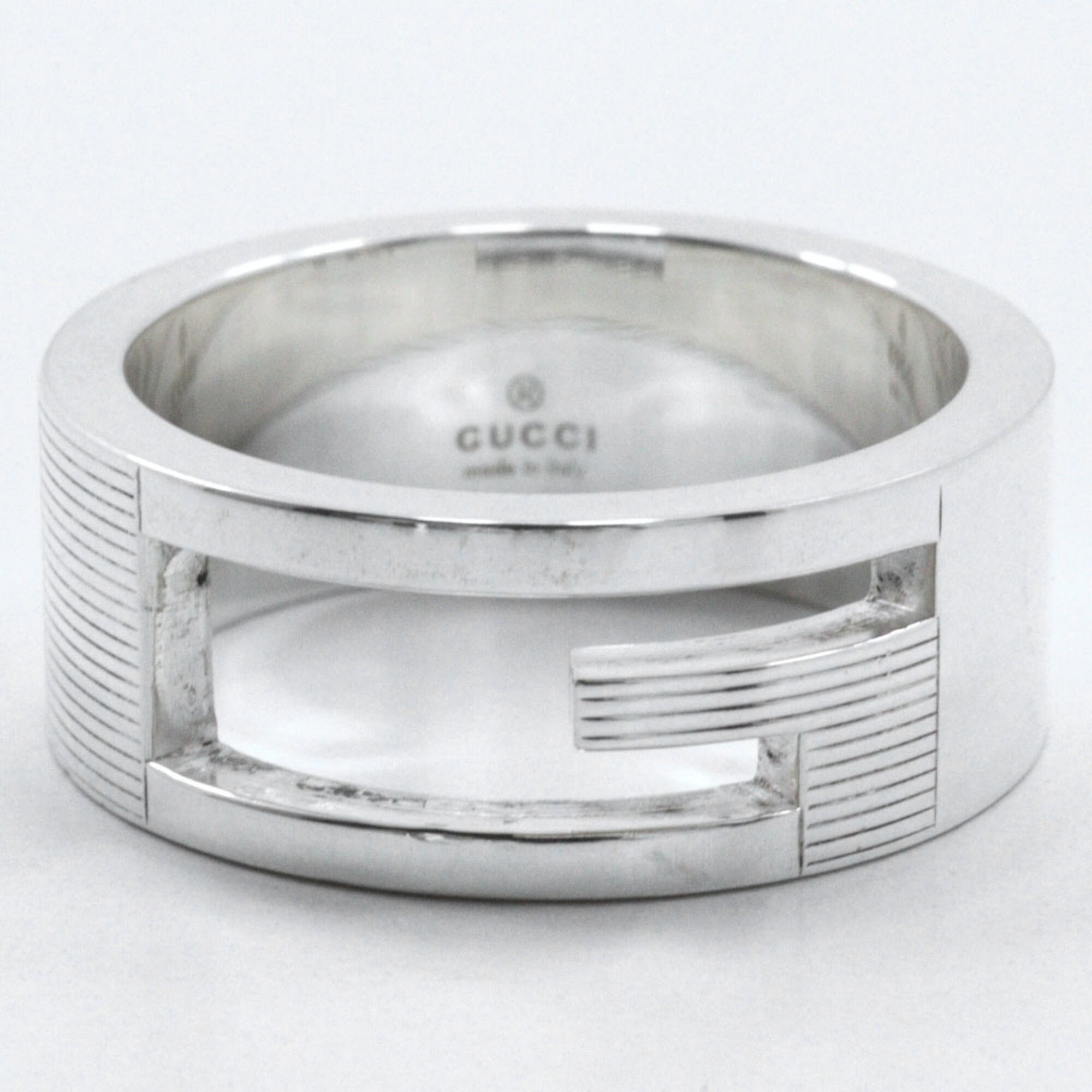Gucci Silver 925 Band Ring (Pre-Owned)