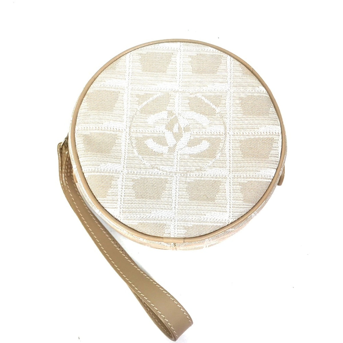 Chanel Beige Cloth Pouch (Pre-Owned)