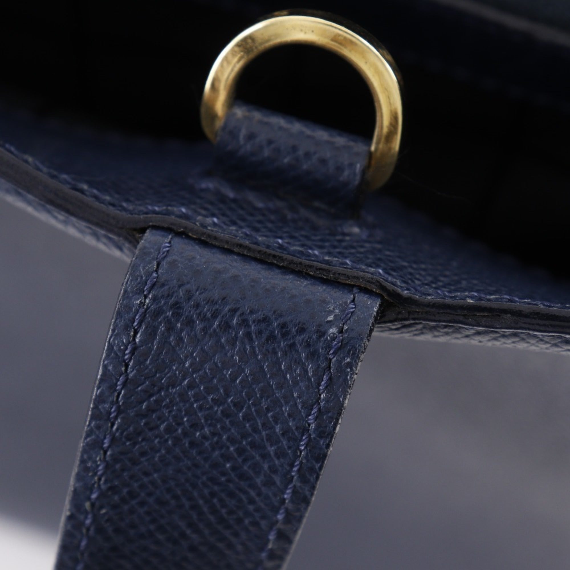 Celine Navy Leather Handbag (Pre-Owned)