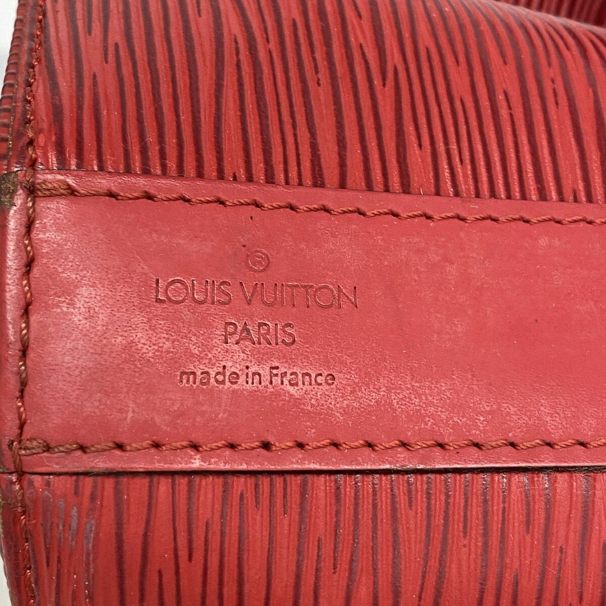 Louis Vuitton Castilian Red Shoulder Bag (Pre-Owned)