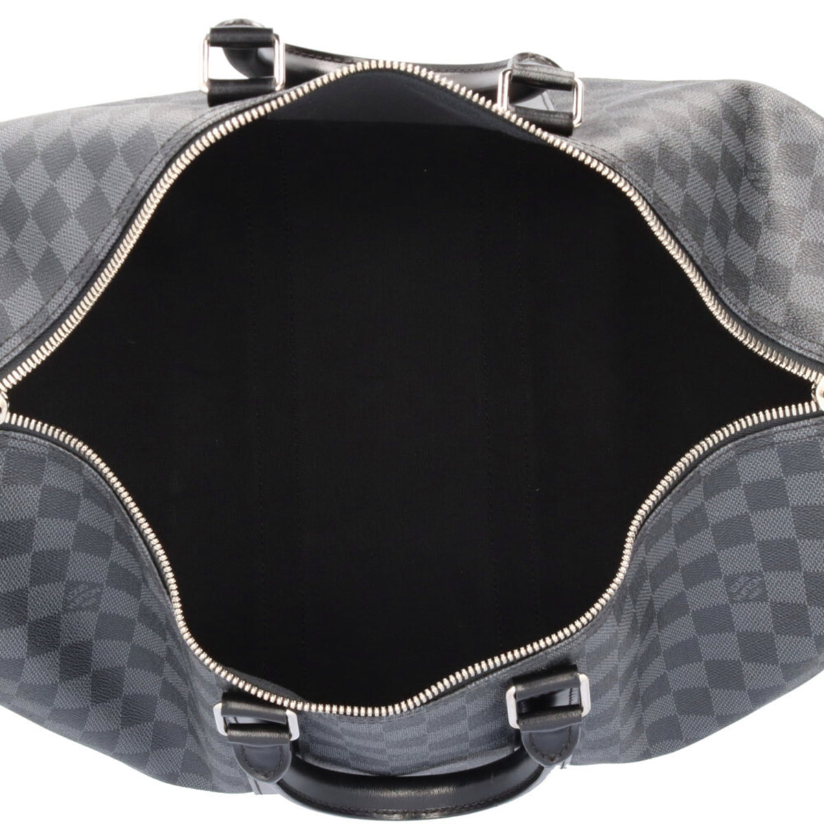 Louis Vuitton Damier Graphite Black Gray Damier Graphite Boston Bag (Pre-Owned)