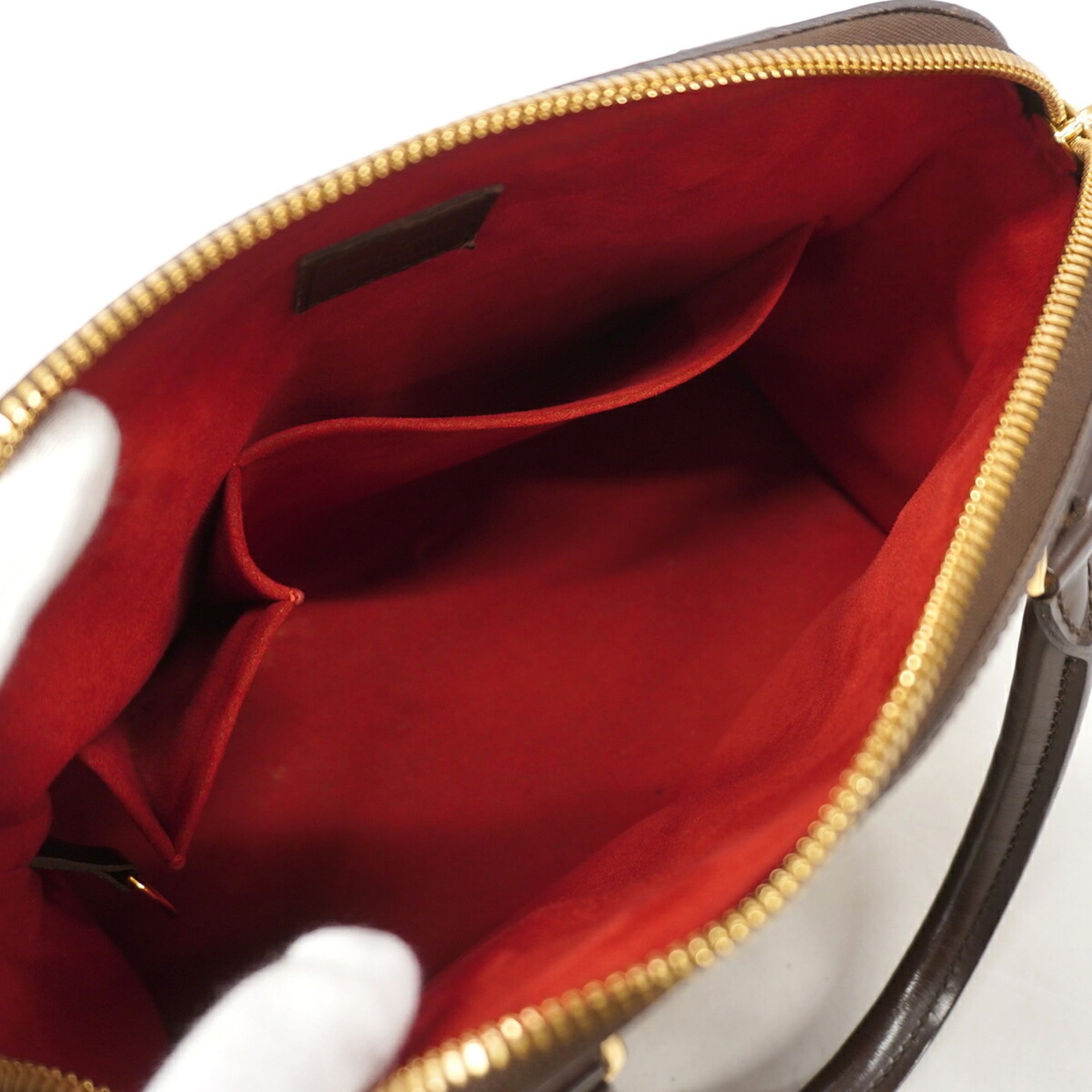 Louis Vuitton Ebene Handbag (Pre-Owned)