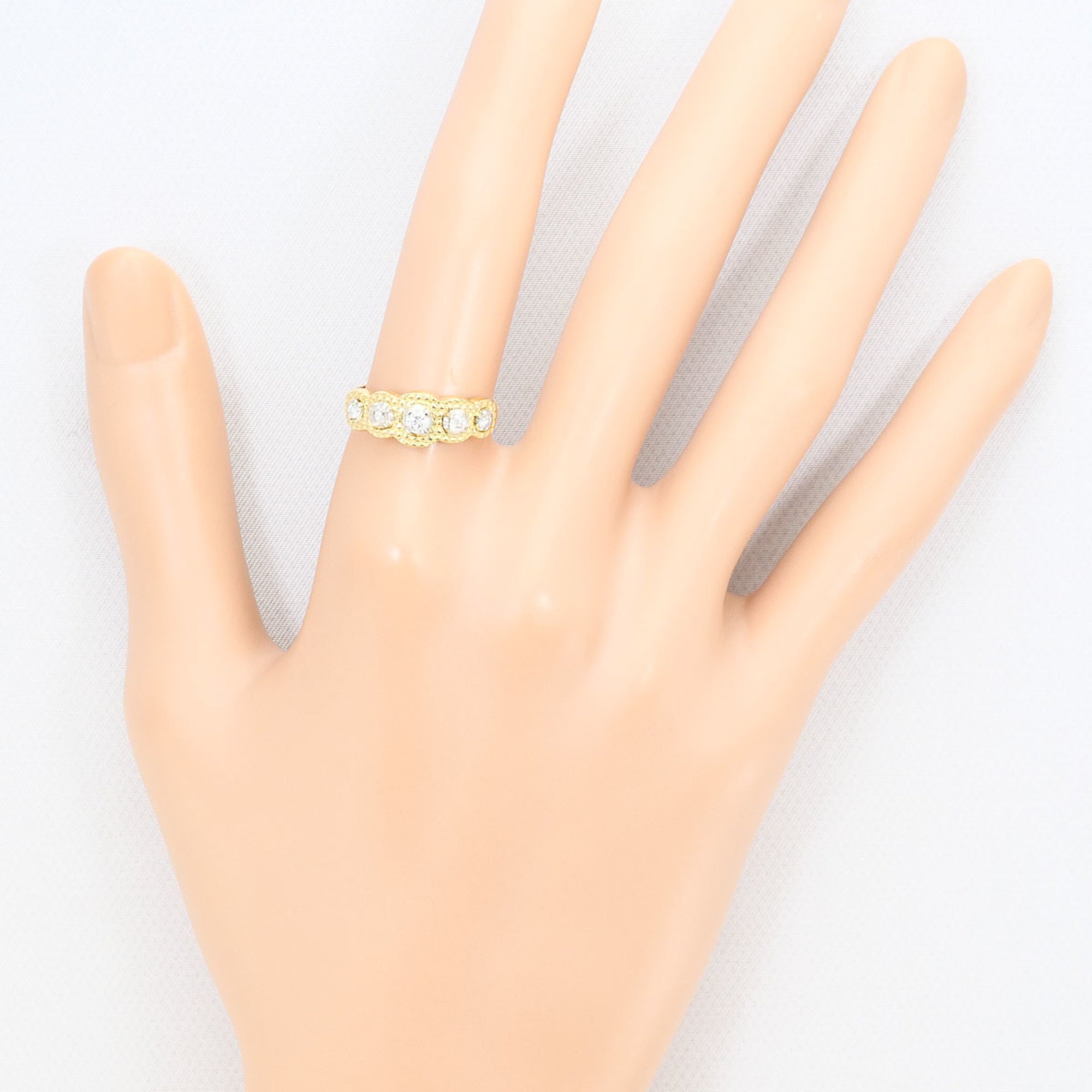 Unbranded White Gold Yellow Gold Yellow Gold (18K) White Gold (18K) Band Ring (Pre-Owned)