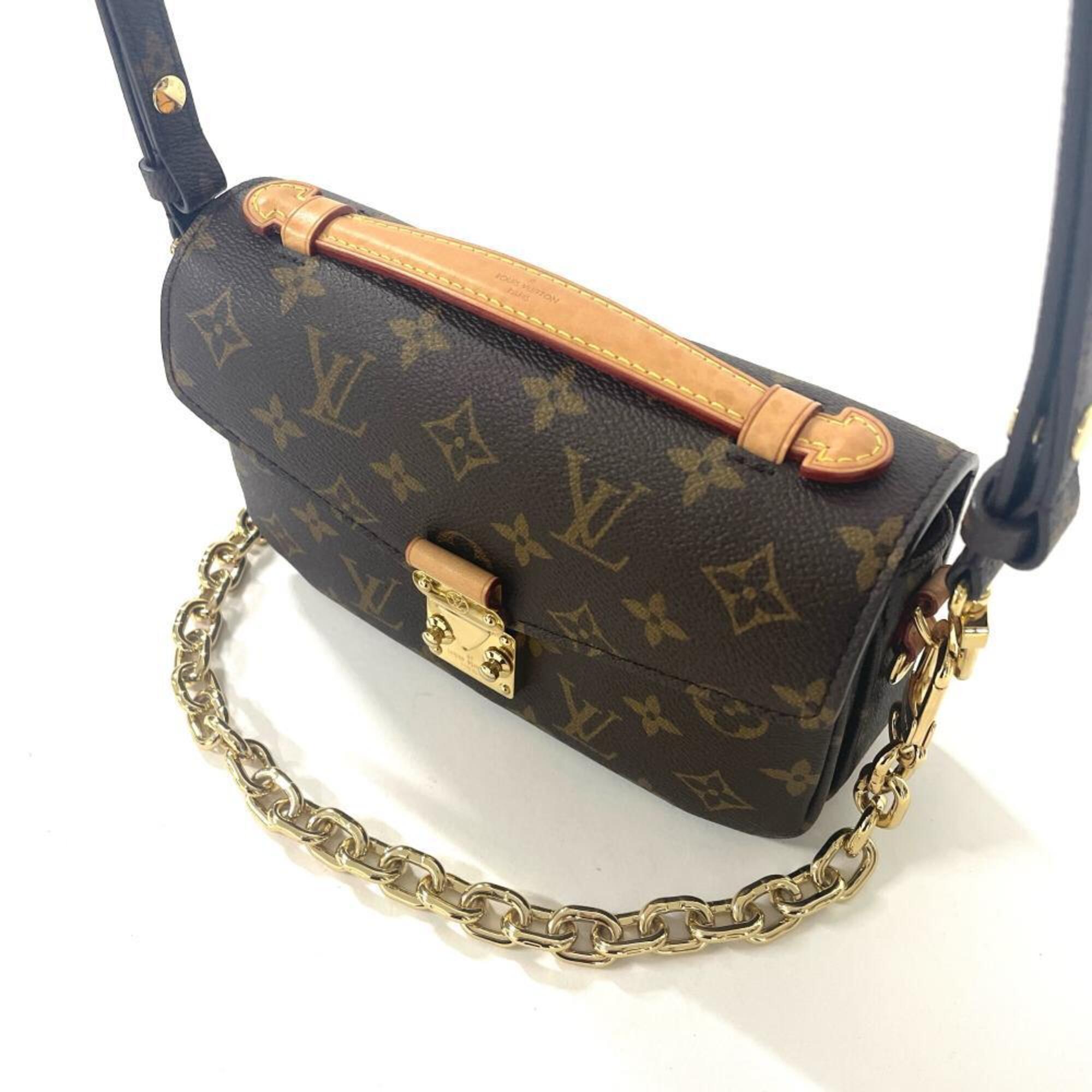 Louis Vuitton Monogram Brown Monogram Pochette Shoulder Bag (Pre-Owned)
