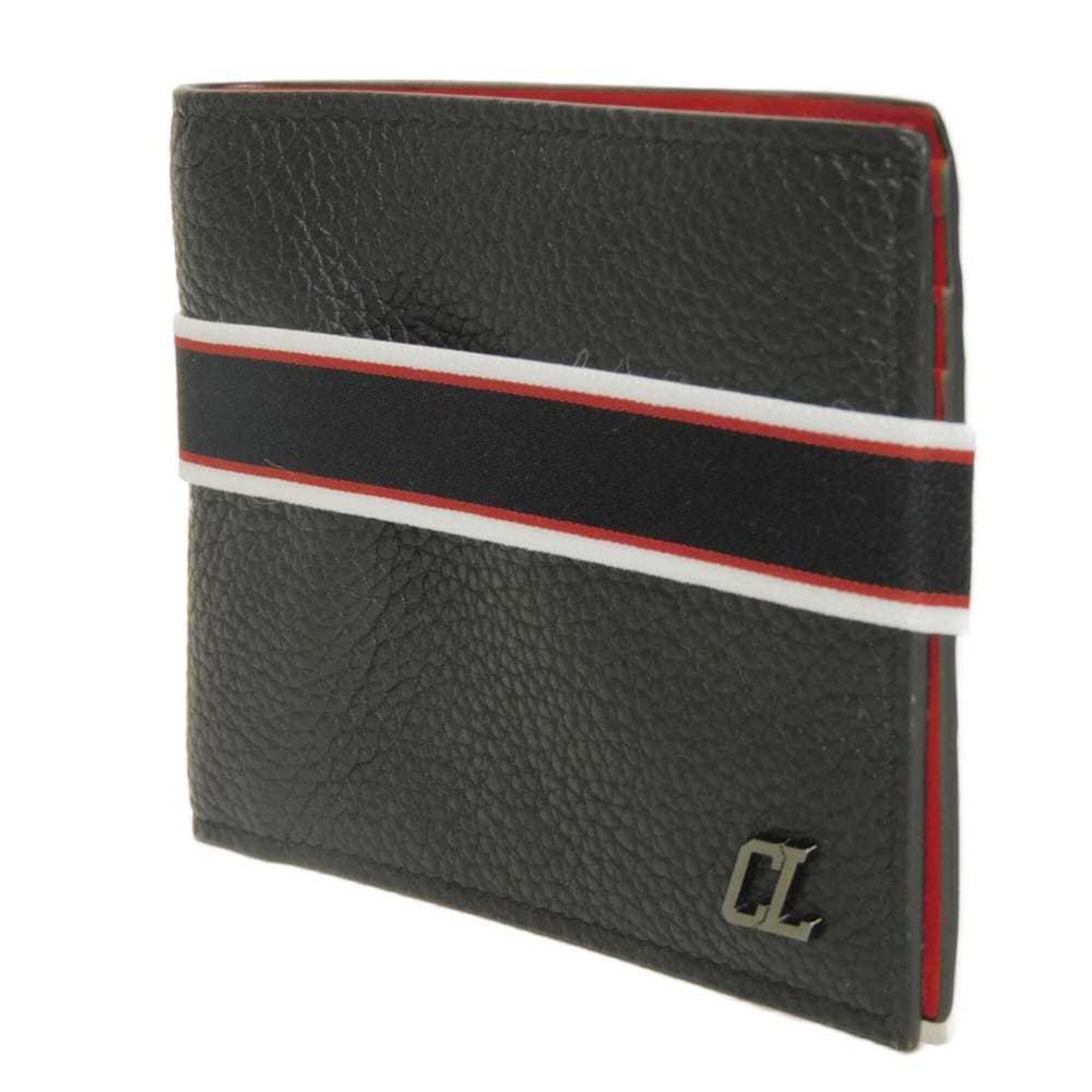 Christian Louboutin Black Leather Wallet (Bi-Fold) (Pre-Owned)
