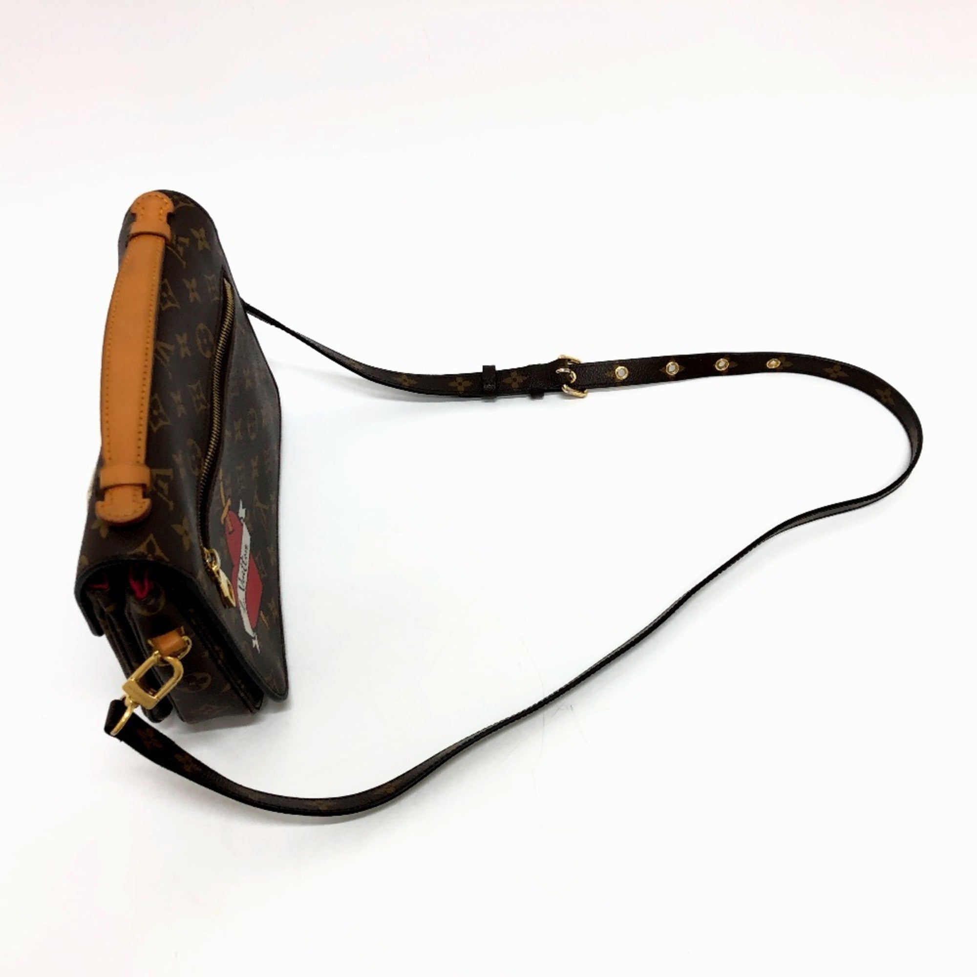 Louis Vuitton Brown Galle Monogram Multi-Color Monogram Handbag (Pre-Owned)