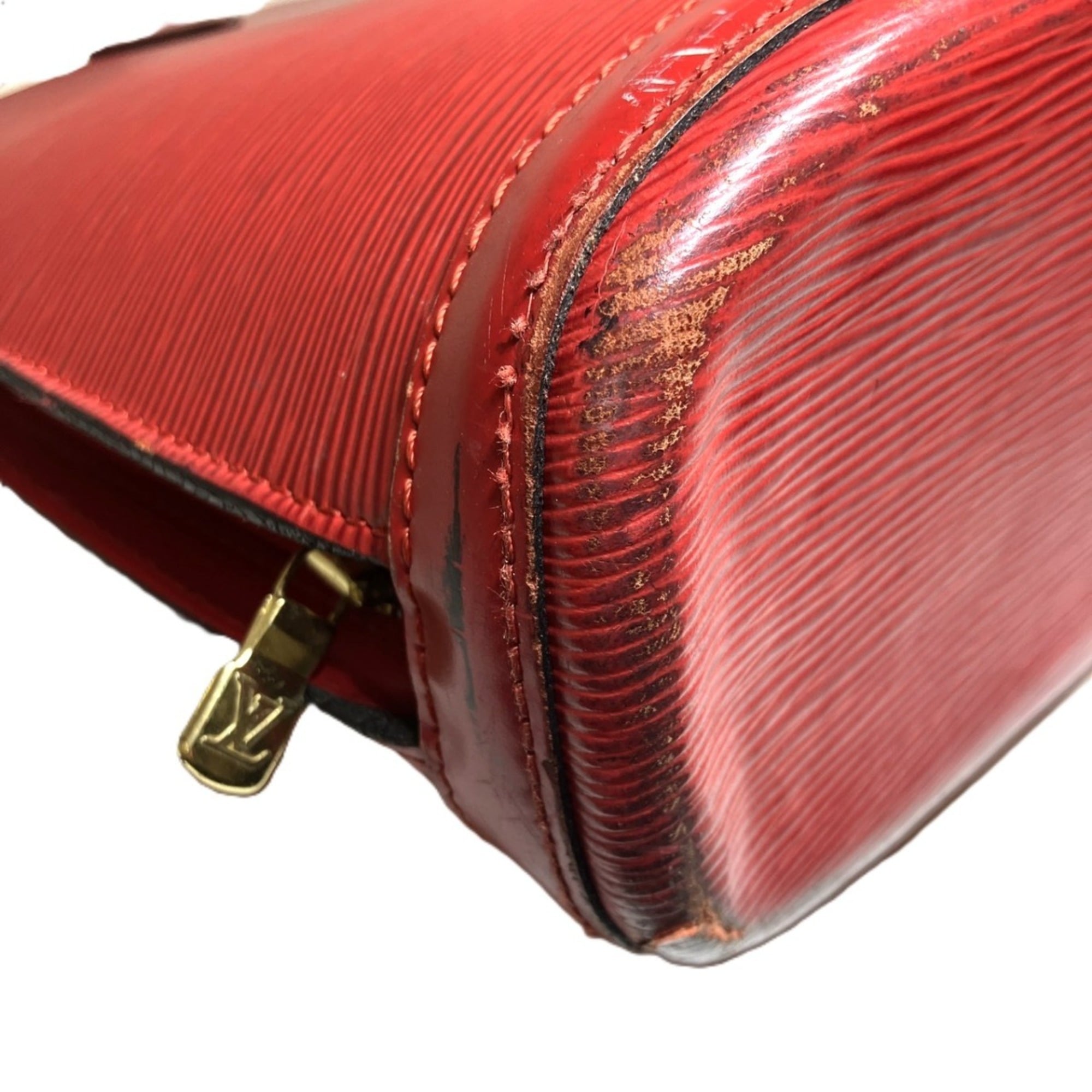 Louis Vuitton Epi Castilian Red Epi Leather Handbag (Pre-Owned)