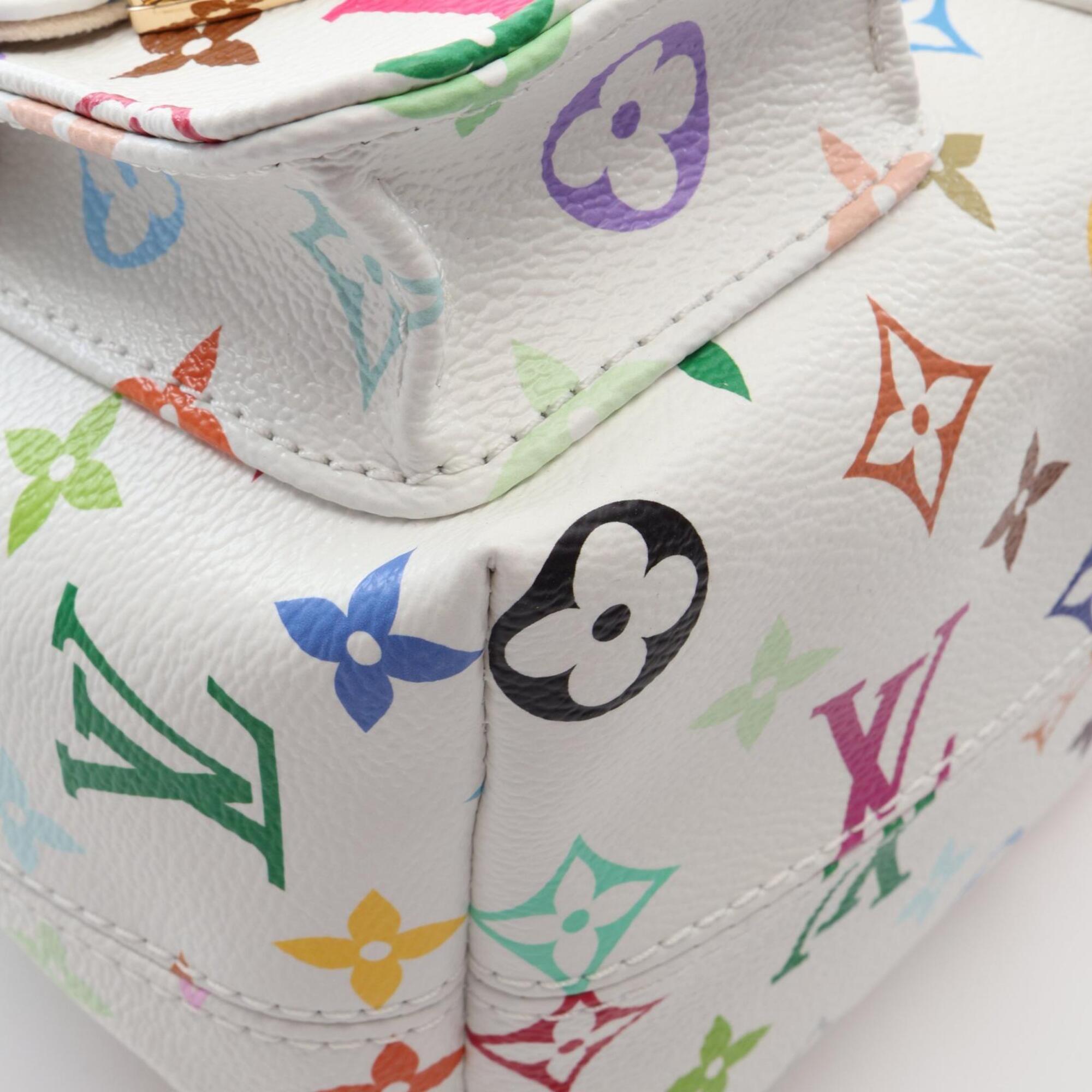 Louis Vuitton Multi-Color White Monogram Multicolore Leather Backpack (Pre-Owned)