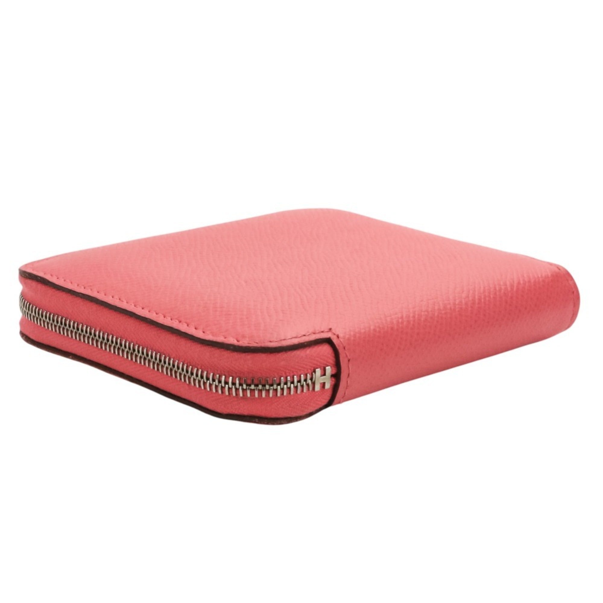 Hermes Pink Rose Azalee Epsom Leather Coin Purse/Coin Case (Pre-Owned)