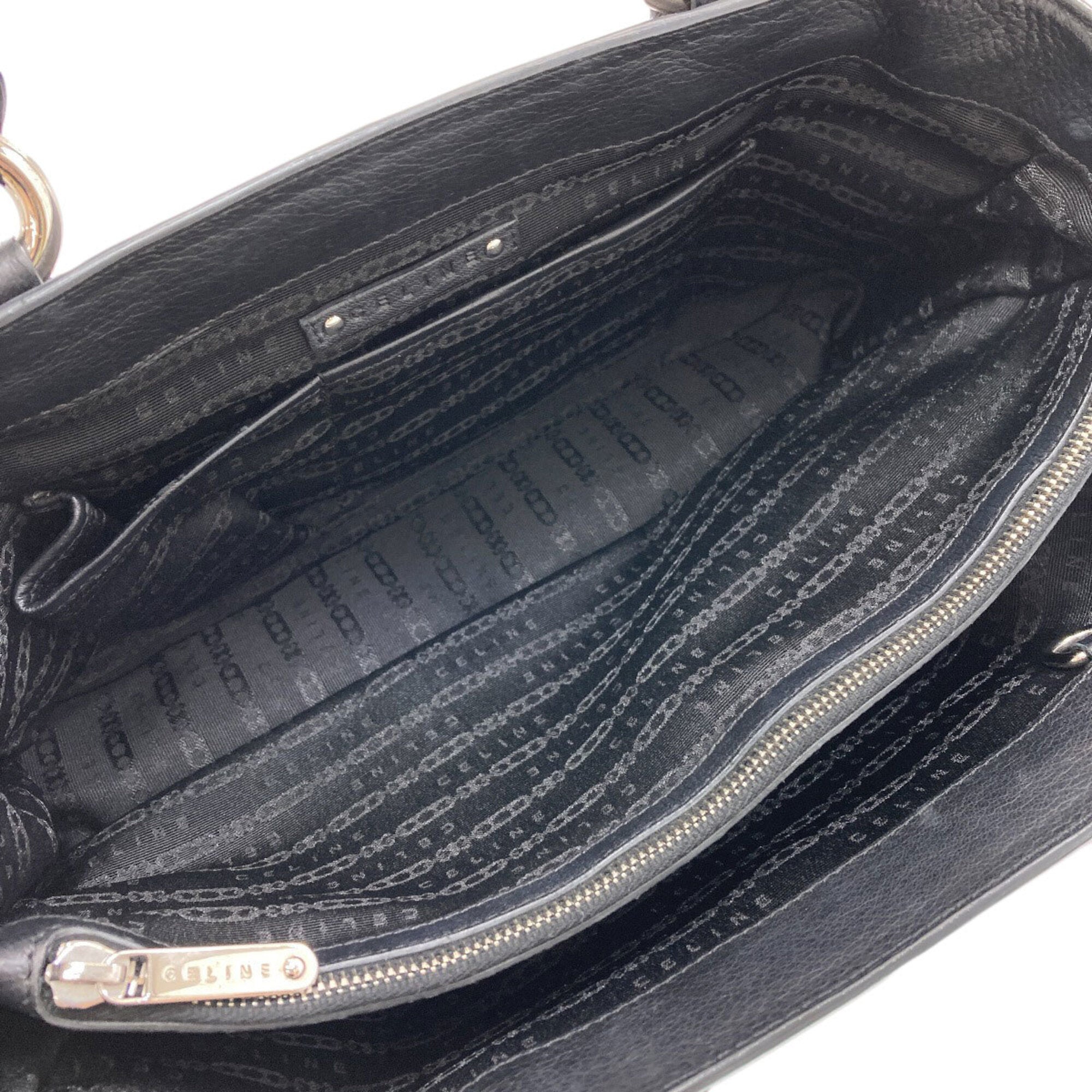 Celine Boogie Black Leather Handbag (Pre-Owned)