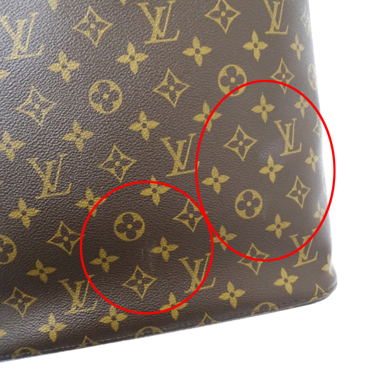 Louis Vuitton Brown Monogram Canvas Handbag Tote Bag (Pre-Owned)