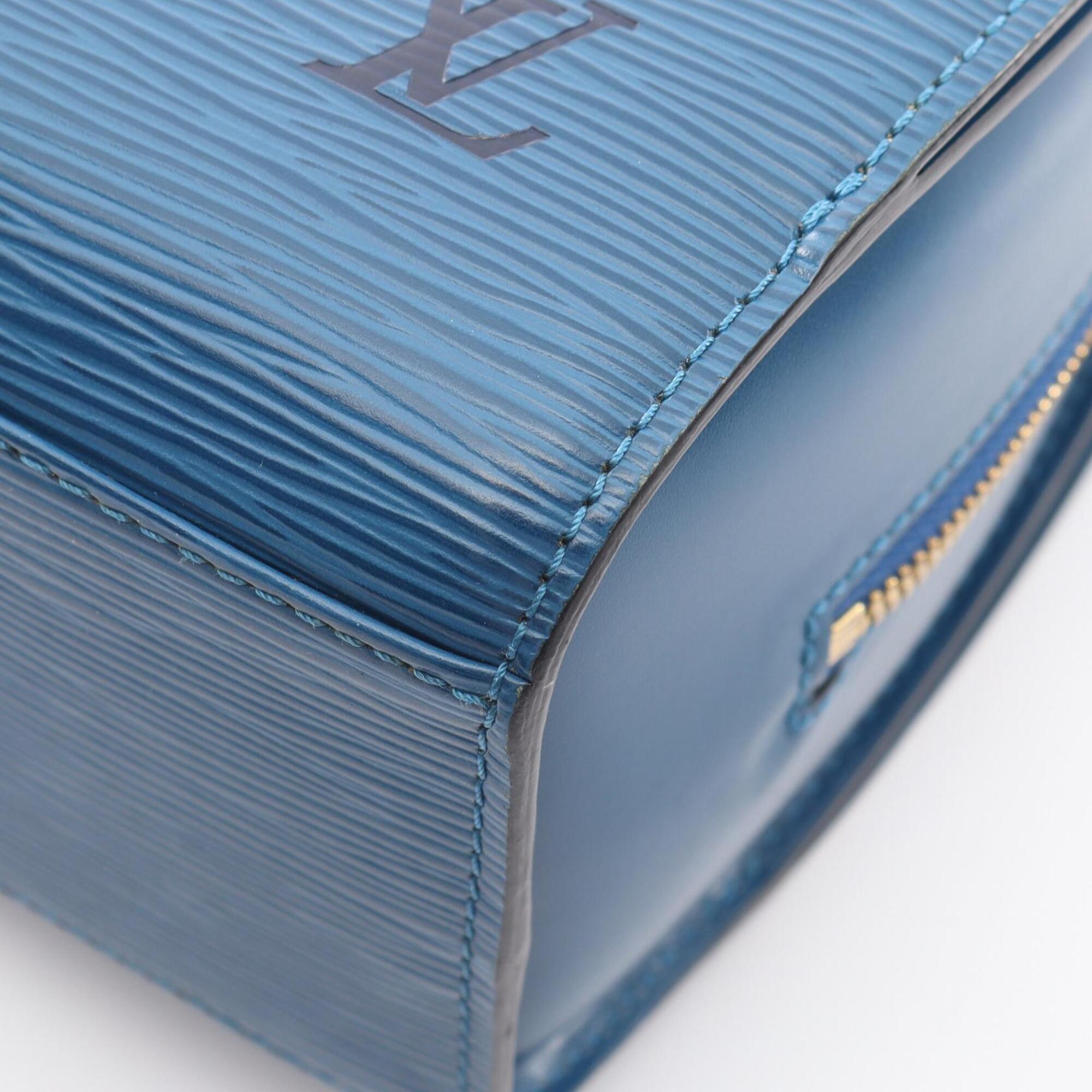 Louis Vuitton Blue Epi Leather Handbag (Pre-Owned)