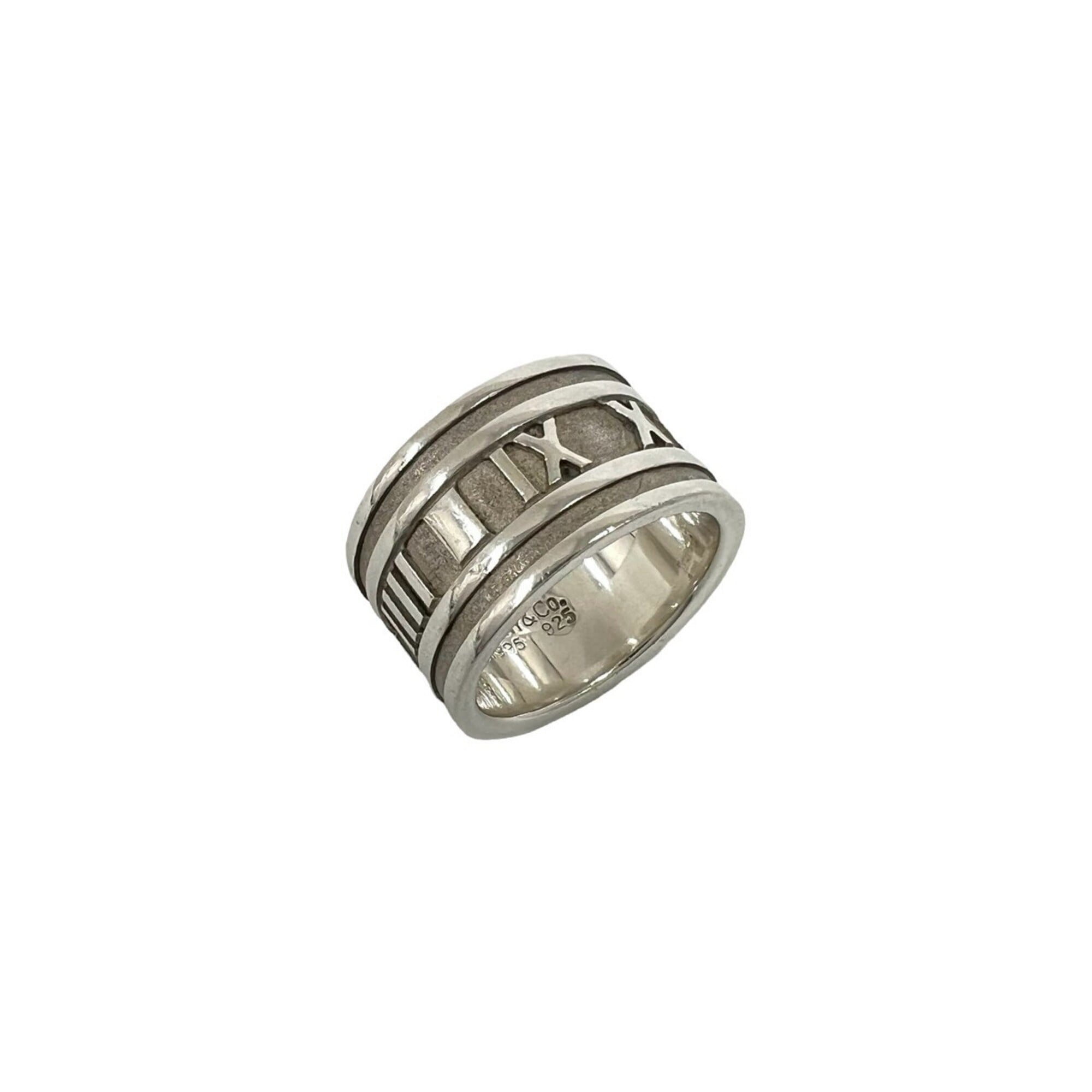 Tiffany Silver Silver 925 Band Ring (Pre-Owned)