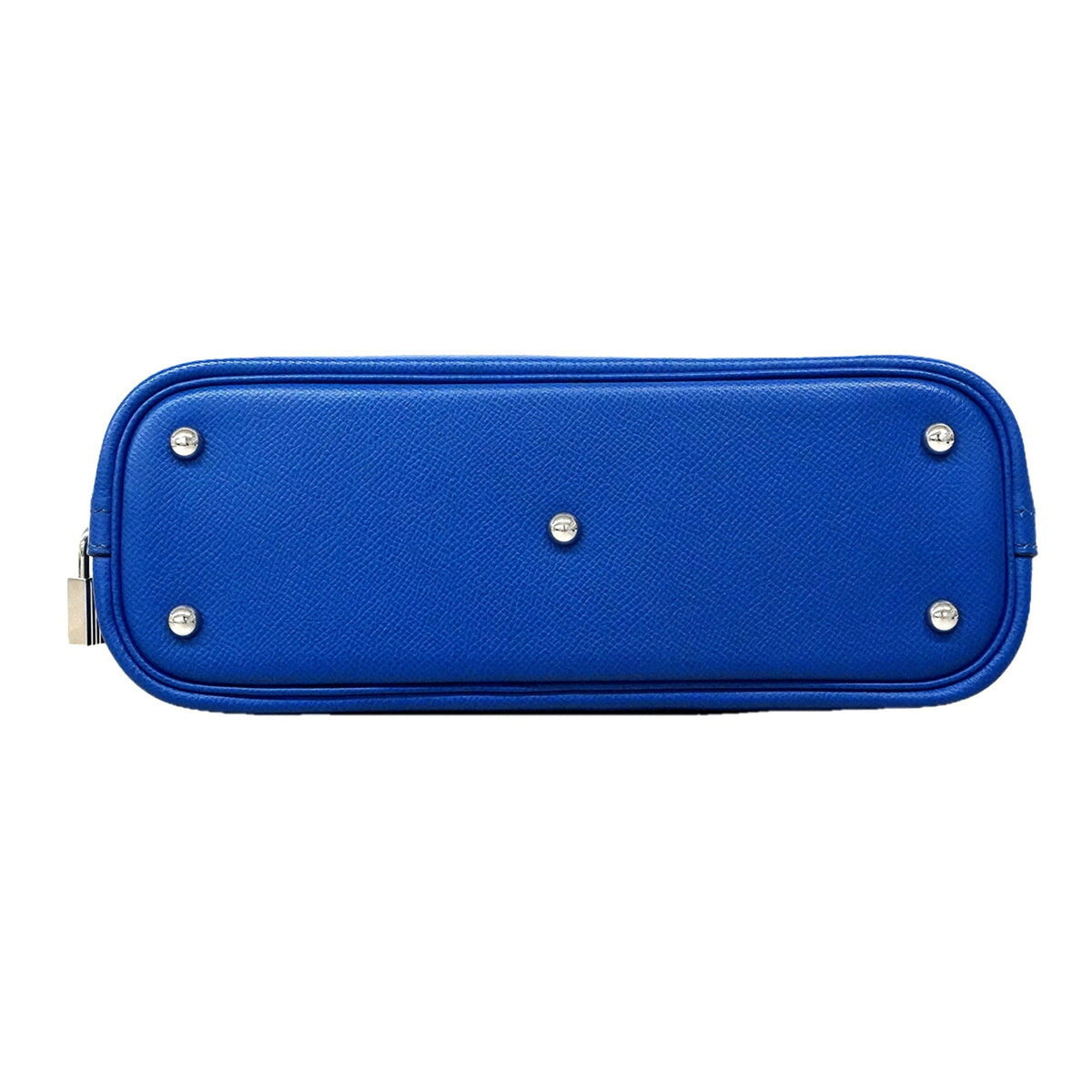 Hermes Blue Leather Handbag (Pre-Owned)
