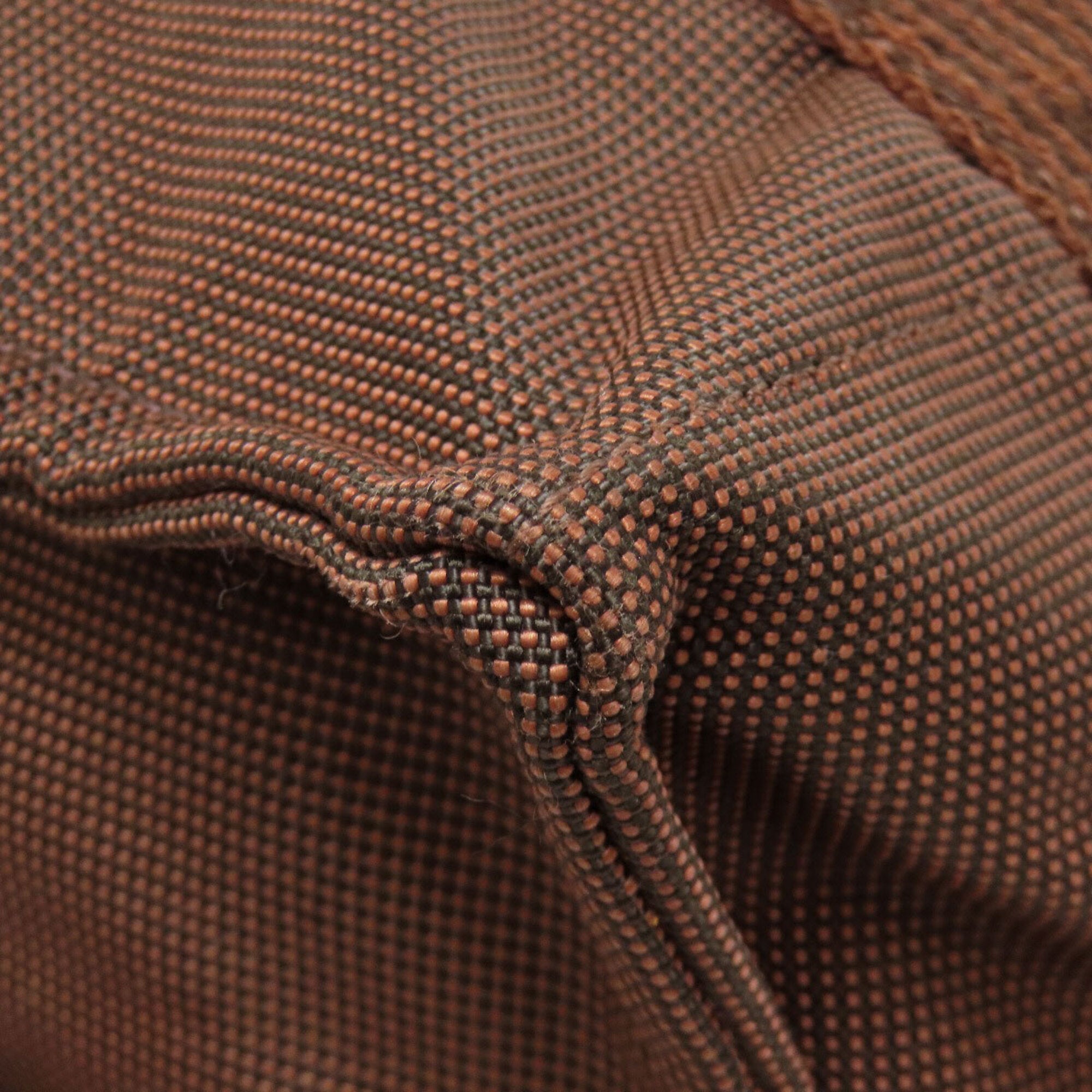 Hermes Brown Canvas Backpack (Pre-Owned)