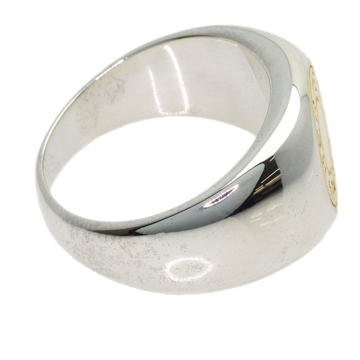 Hermes Yellow Gold (18K) Silver Band Ring (Pre-Owned)