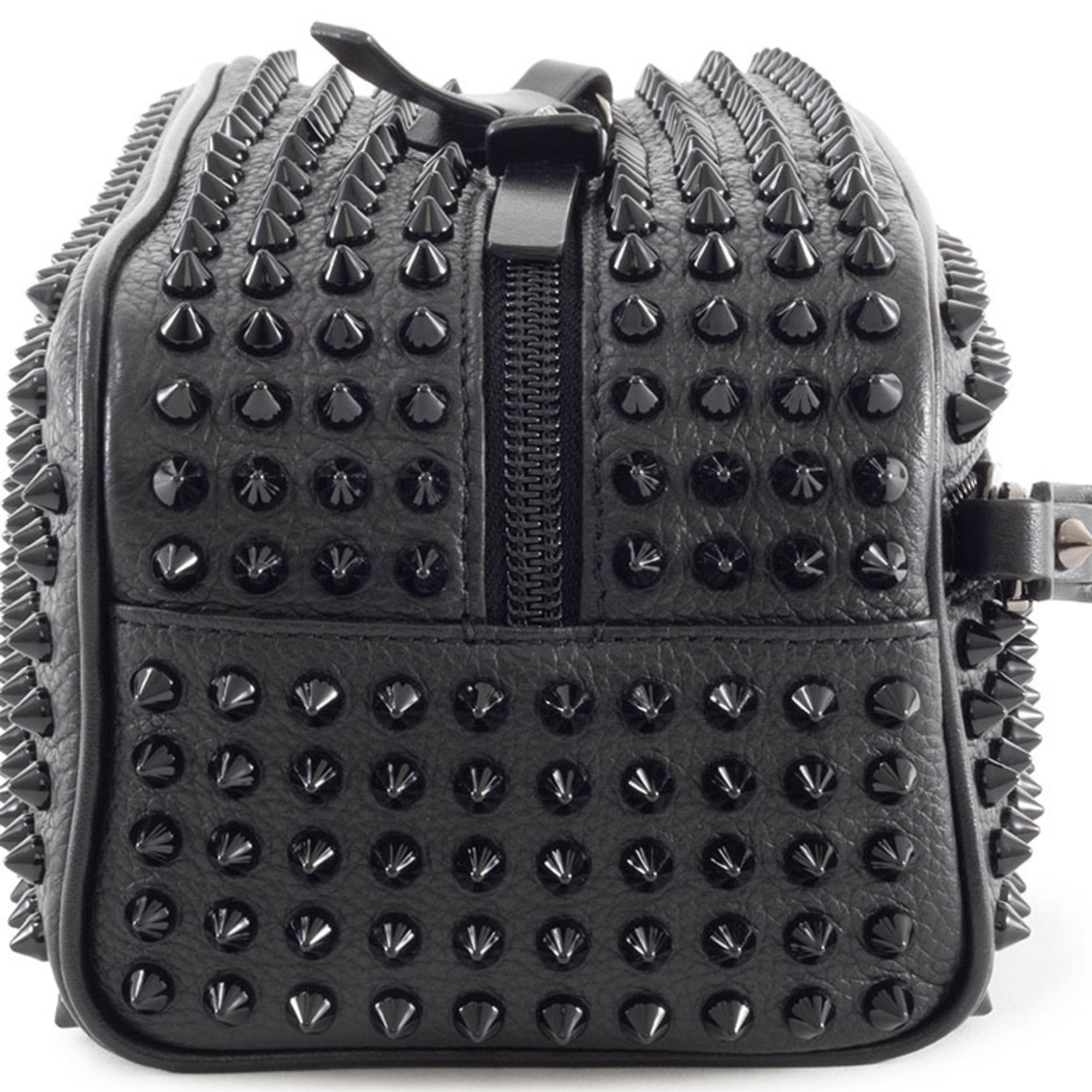 Christian Louboutin Black Leather Clutch Bag (Pre-Owned)