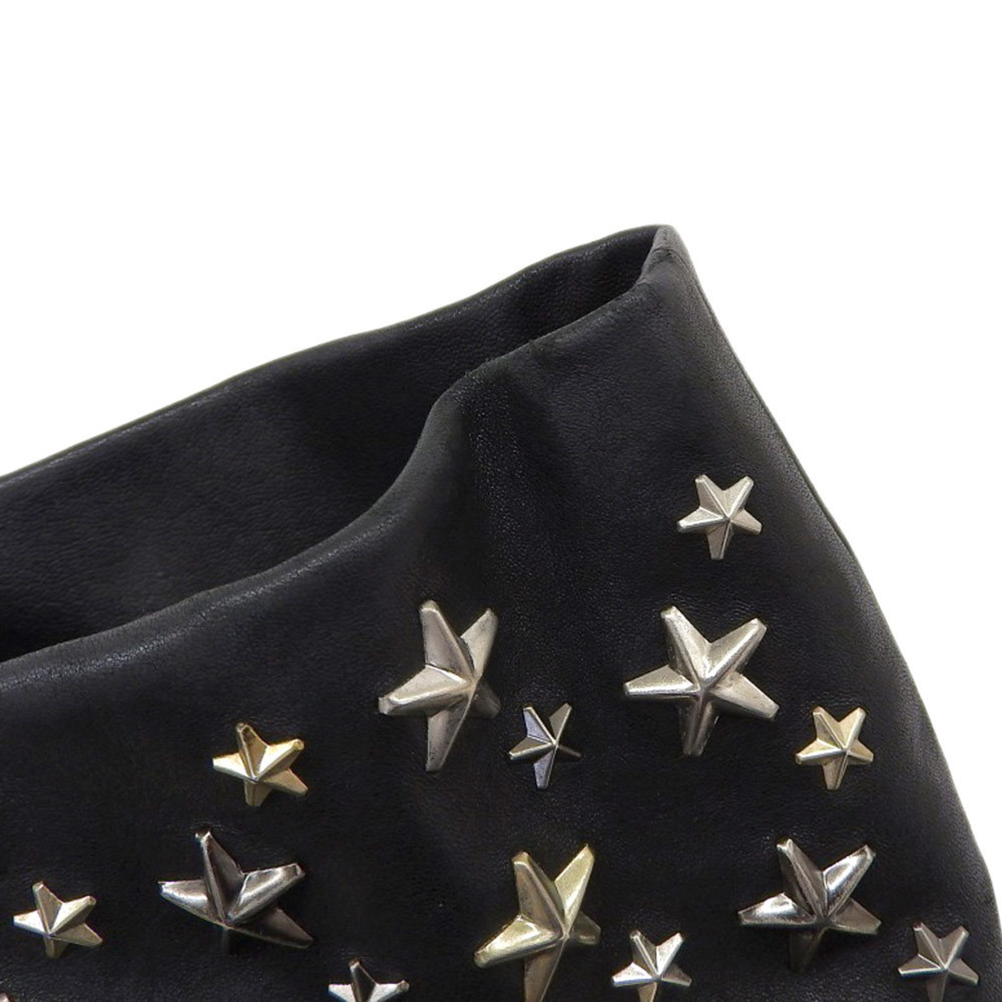 Jimmy Choo Black Leather Tote Bag (Pre-Owned)