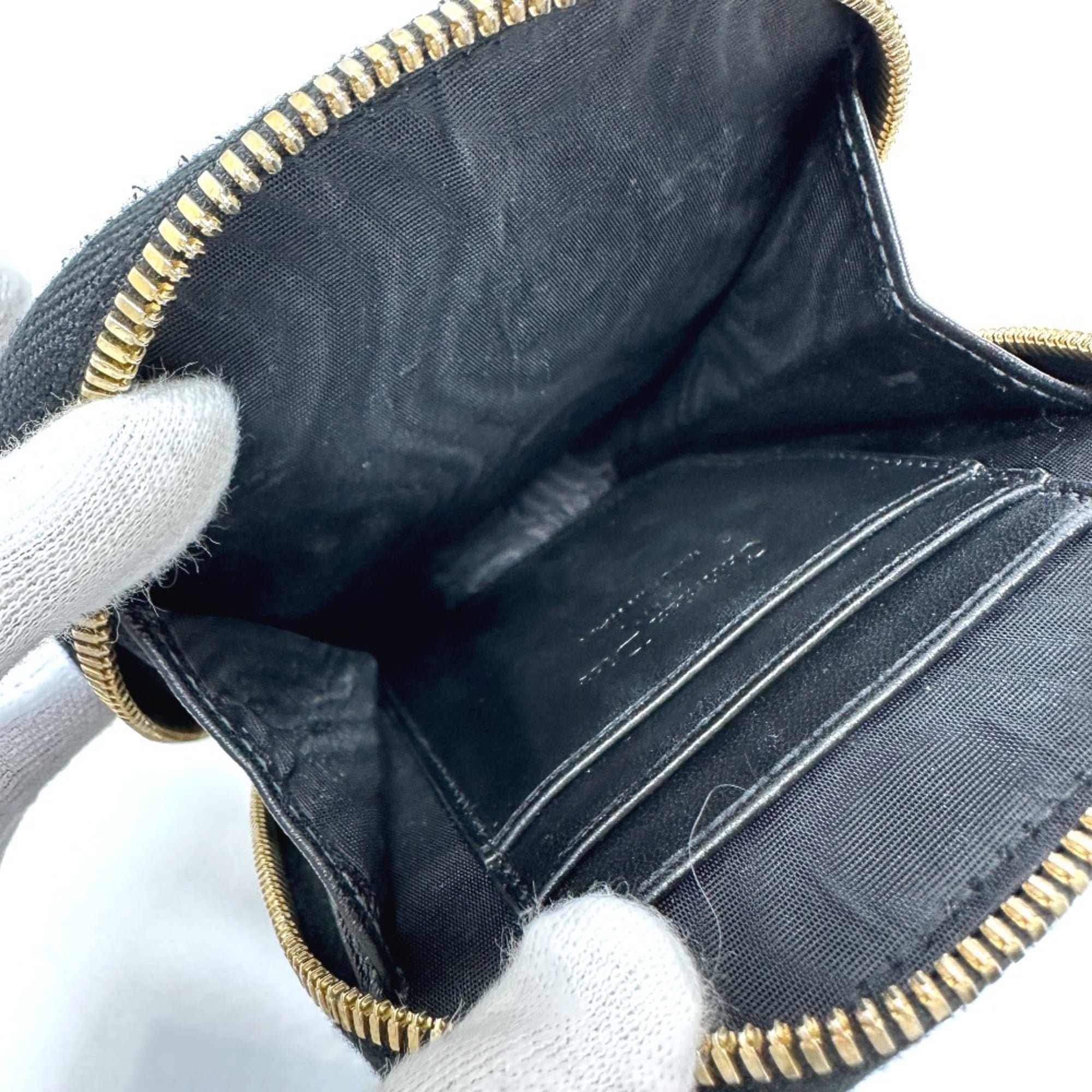 Christian Dior Cannage/Lady Dior Black Leather Shoulder Bag (Pre-Owned)