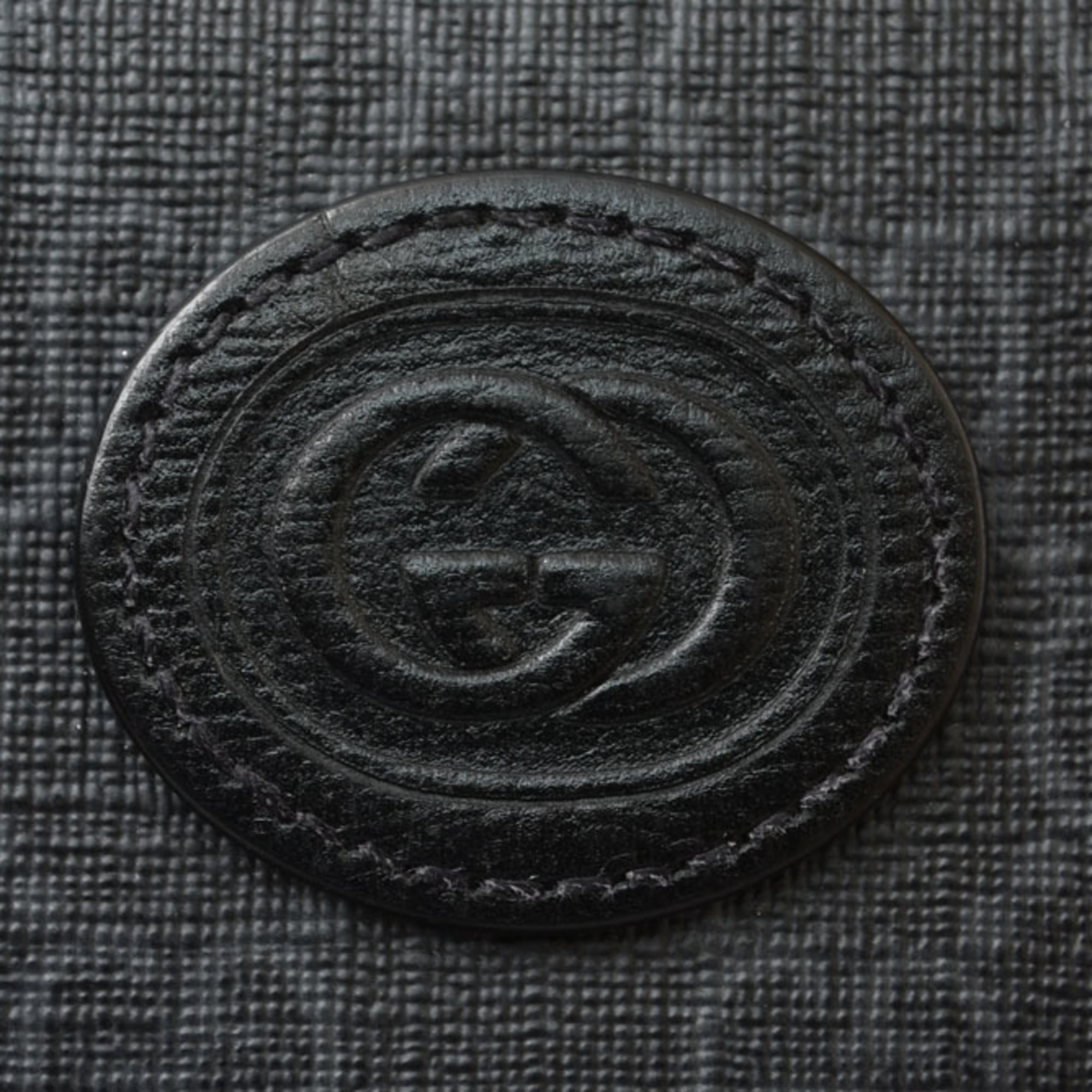 Gucci Black Gray Gg Supreme Coin Purse/Coin Case (Pre-Owned)