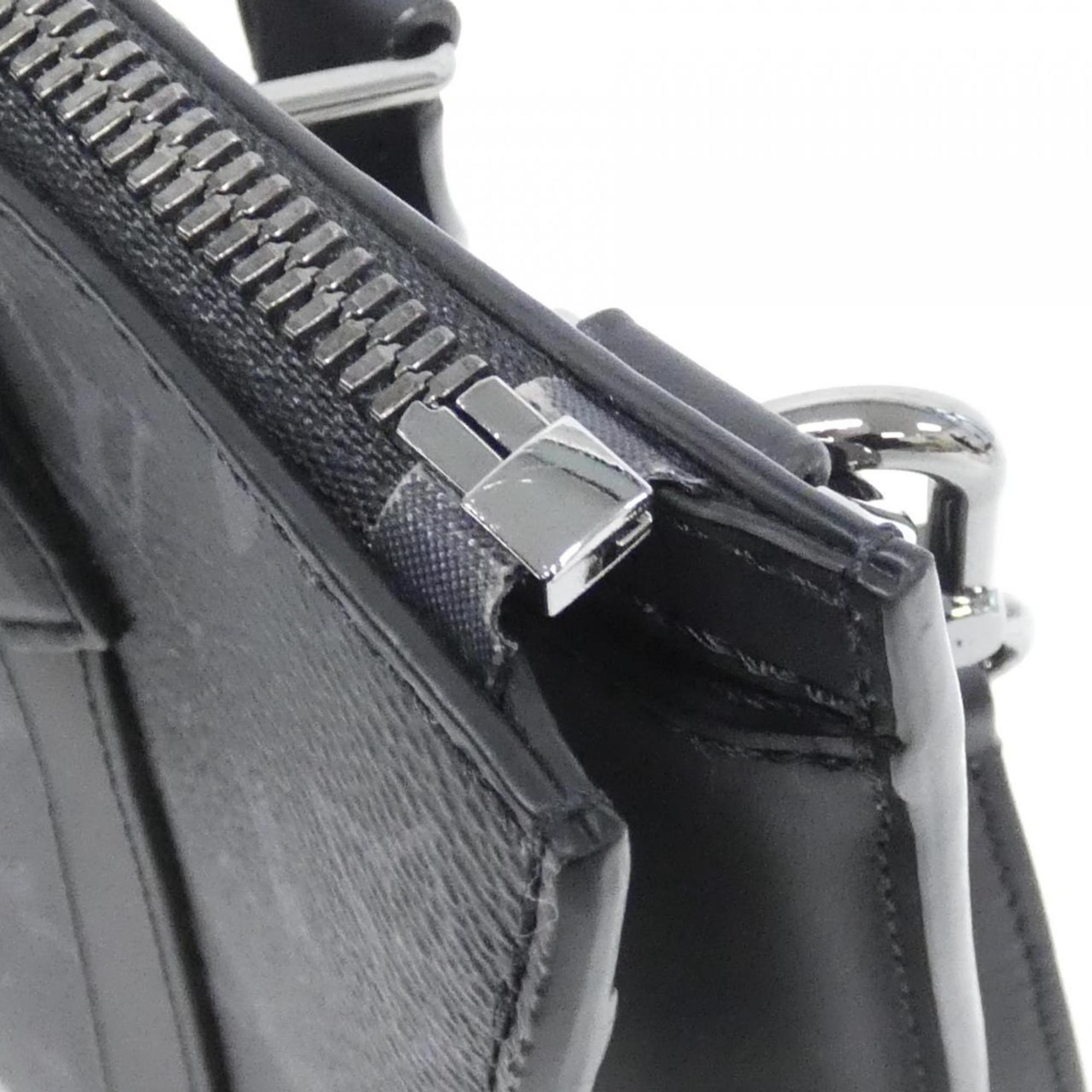 Louis Vuitton Black Coated Canvas Handbag (Pre-Owned)
